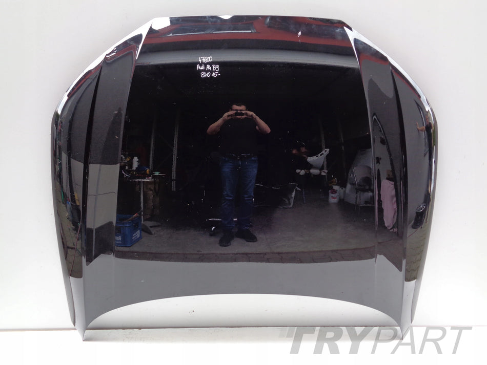 AUDI A4 B9 8W 8W0 15- Engine Hood Bonnet No. 47600 + Locks