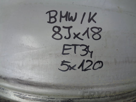 BMW Aluminum Wheel 8JX18 ET34 5X120