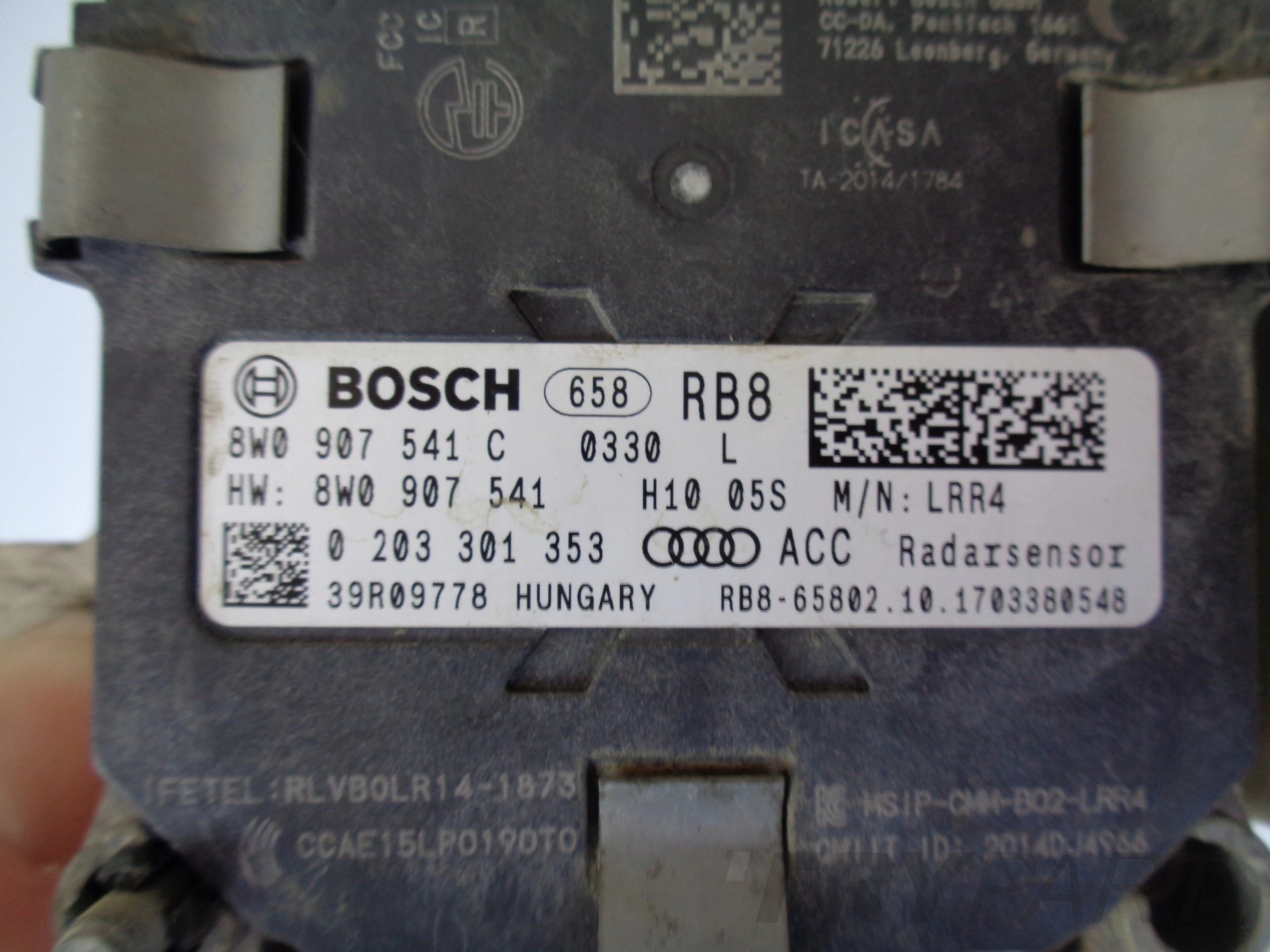 DISTRONIC ACC RADAR AUDI A4 B9 A5 8W0907541C