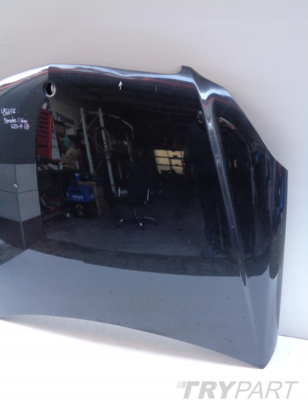 ENGINE HOOD COVER MERCEDES C-CLASS W204 10- FACELIFT NO. 49661