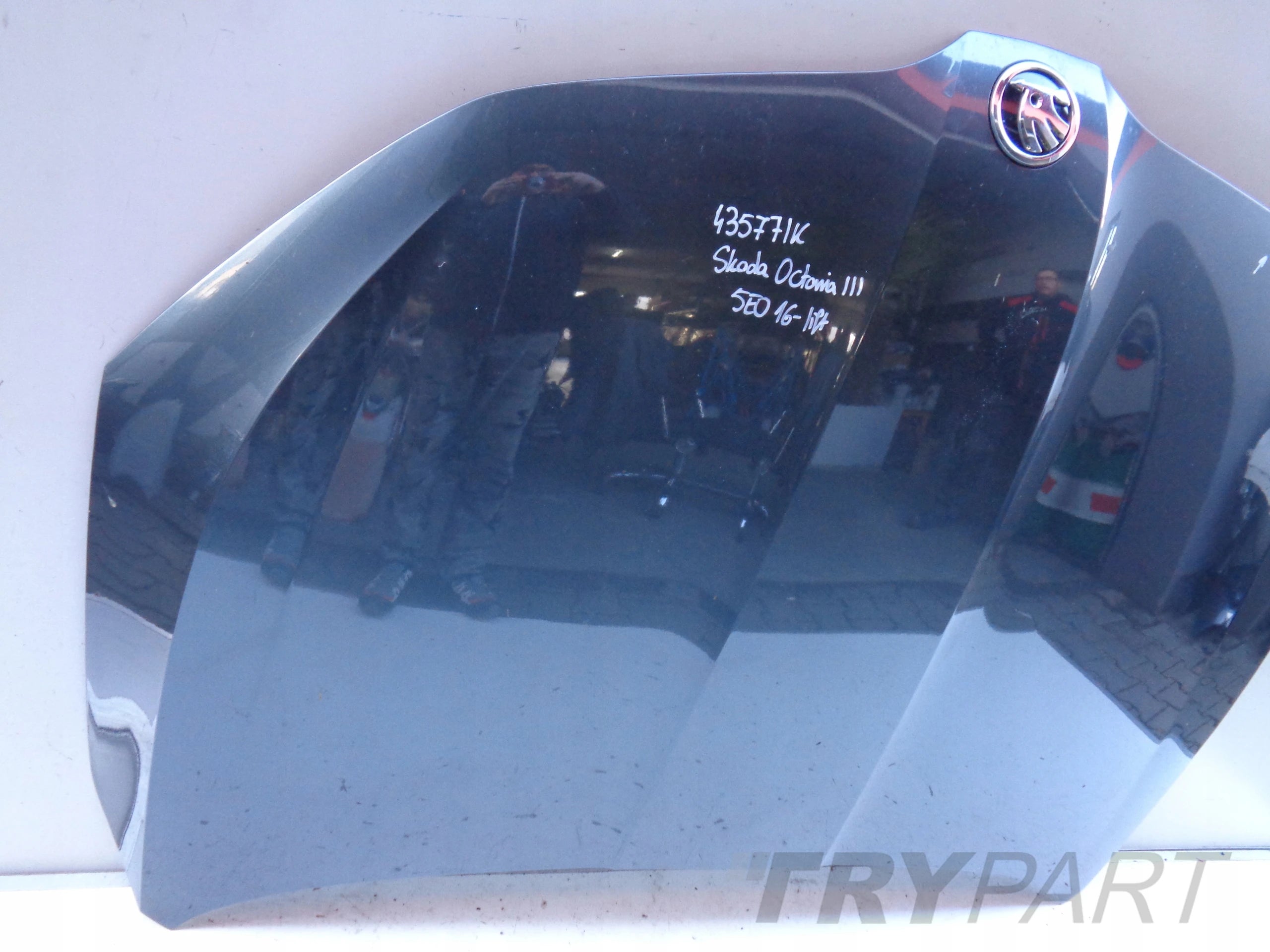 ENGINE HOOD COVER SKODA OCTAVIA III 3 5E 5E0 16- FACELIFT NO. 43577