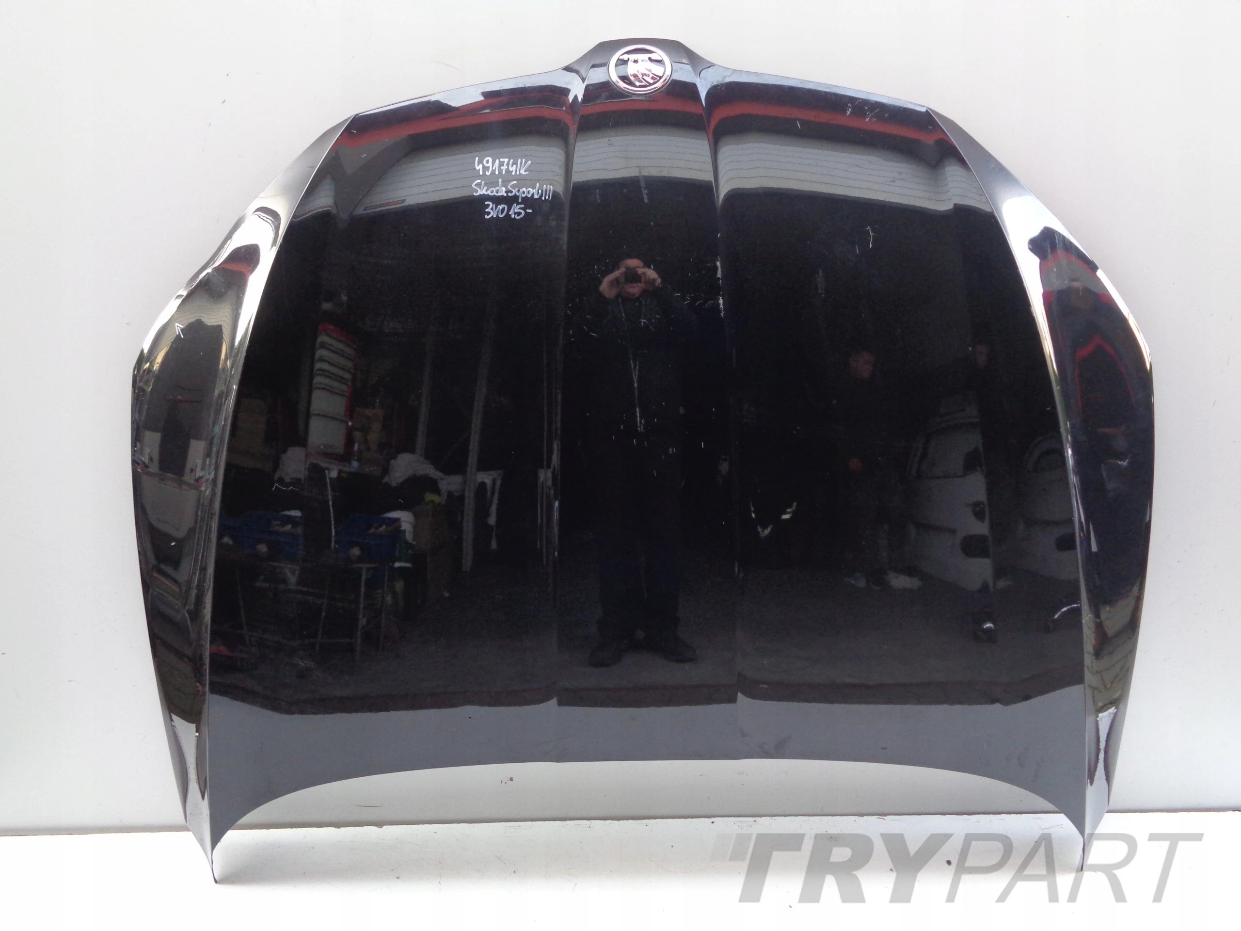ENGINE HOOD COVER SKODA SUPERB III 3 3V 3V0 15- NO. 49174
