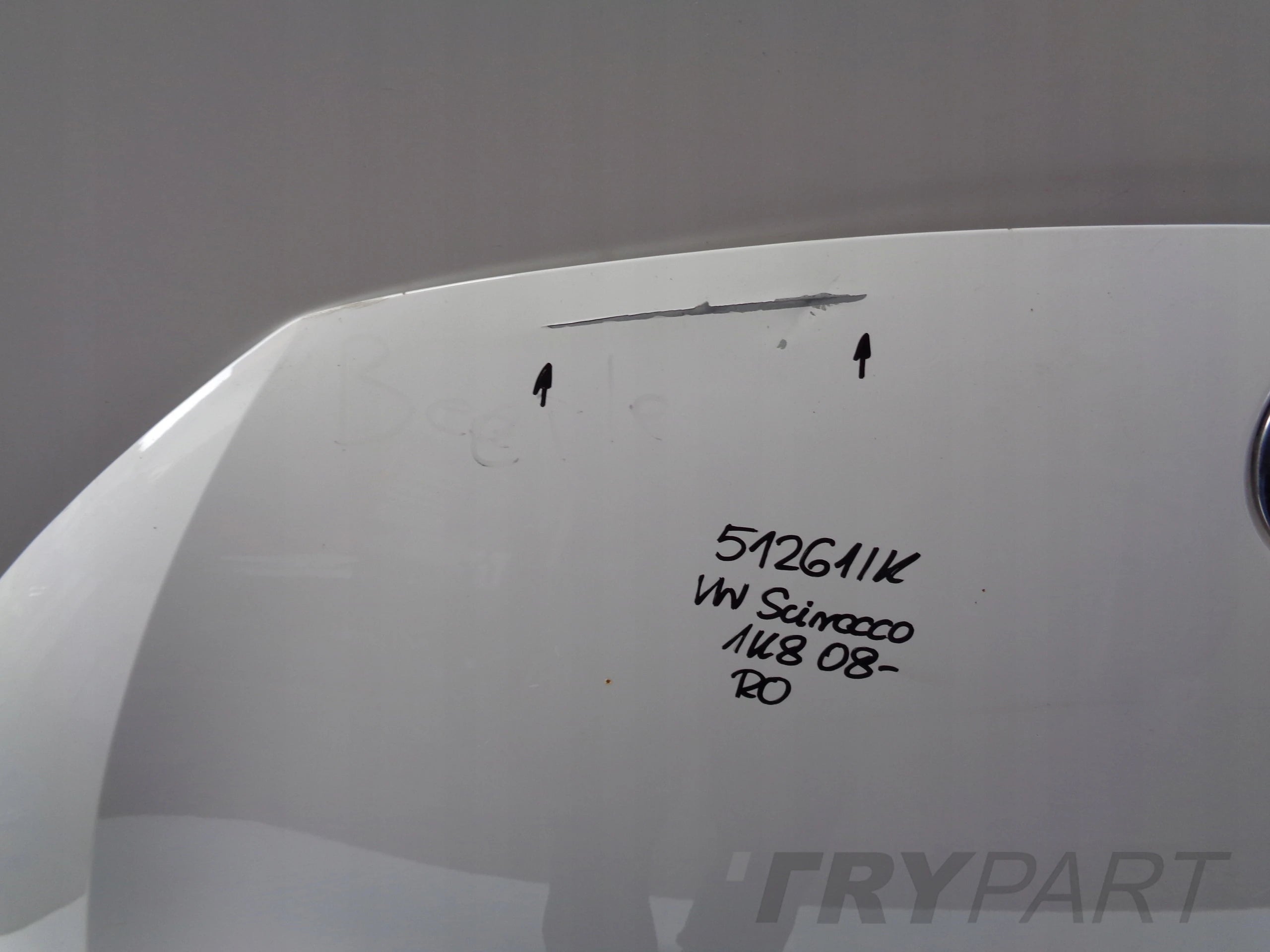 ENGINE HOOD COVER VW SCIROCCO 1K8 08- NO. 51261