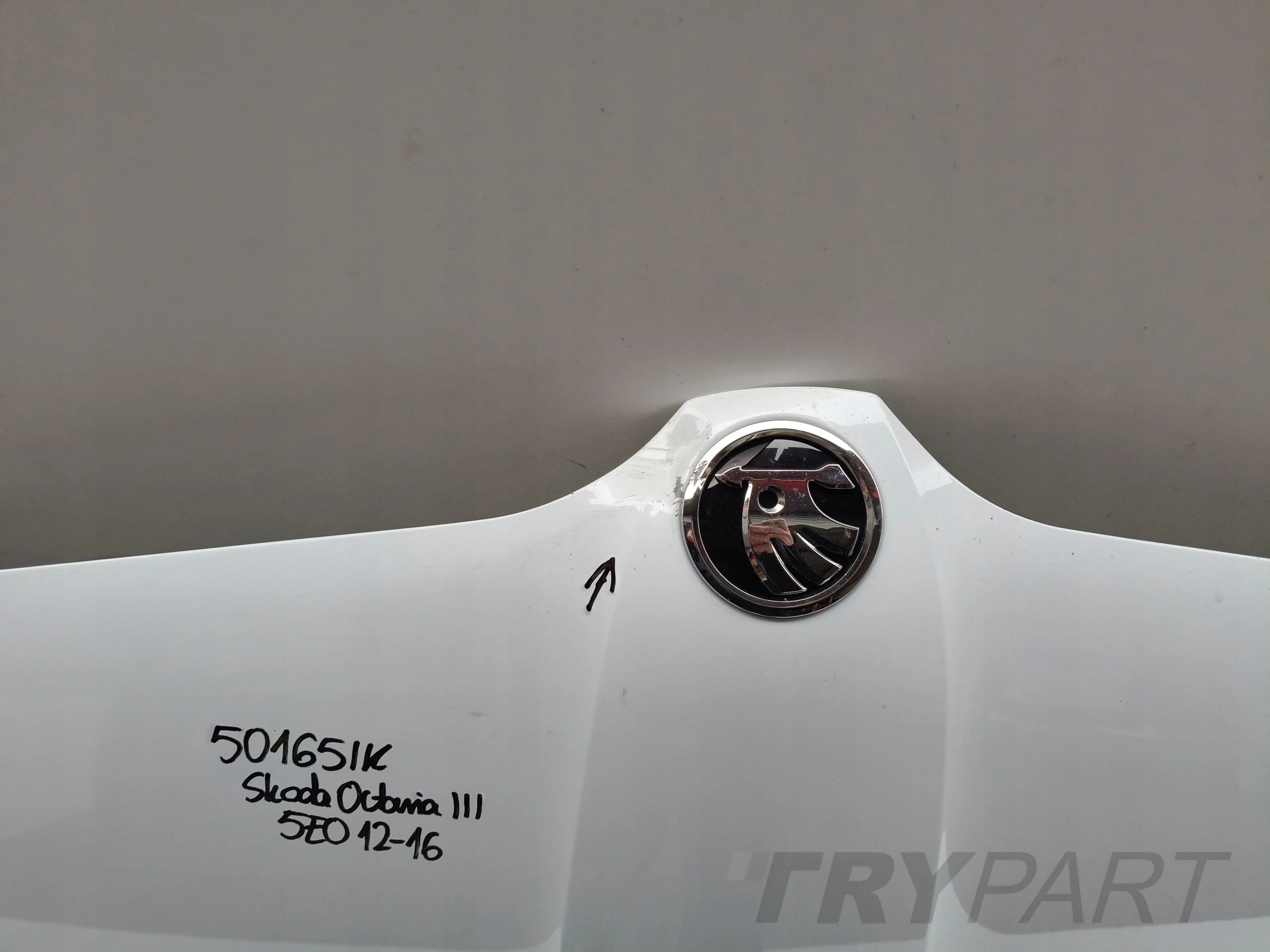 ENGINE HOOD MASK SKODA OCTAVIA III 3 5E 5E0 12-16 NO. 50165