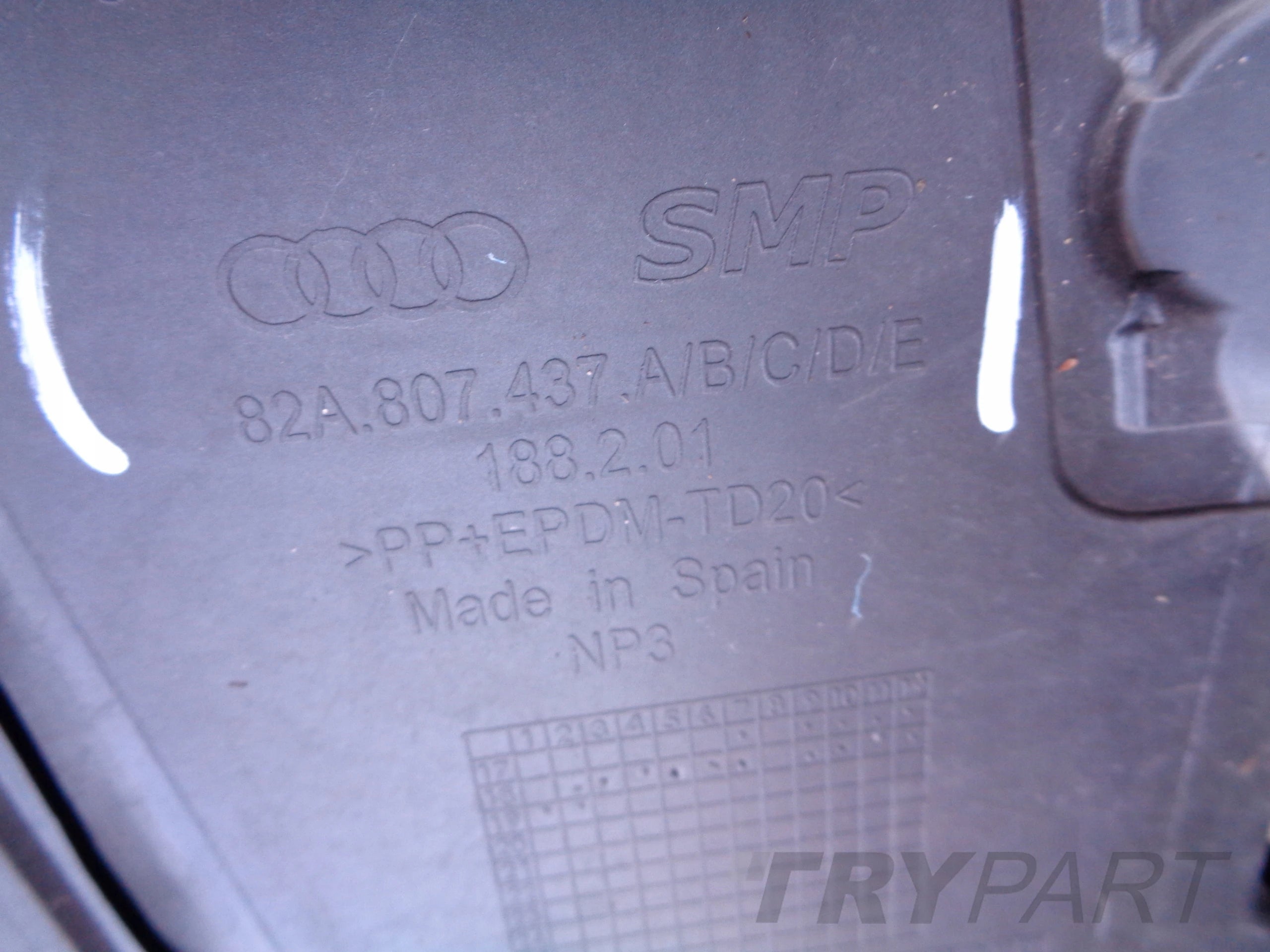FRONT BUMPER AUDI A1 II 82A 18- NO. 43663