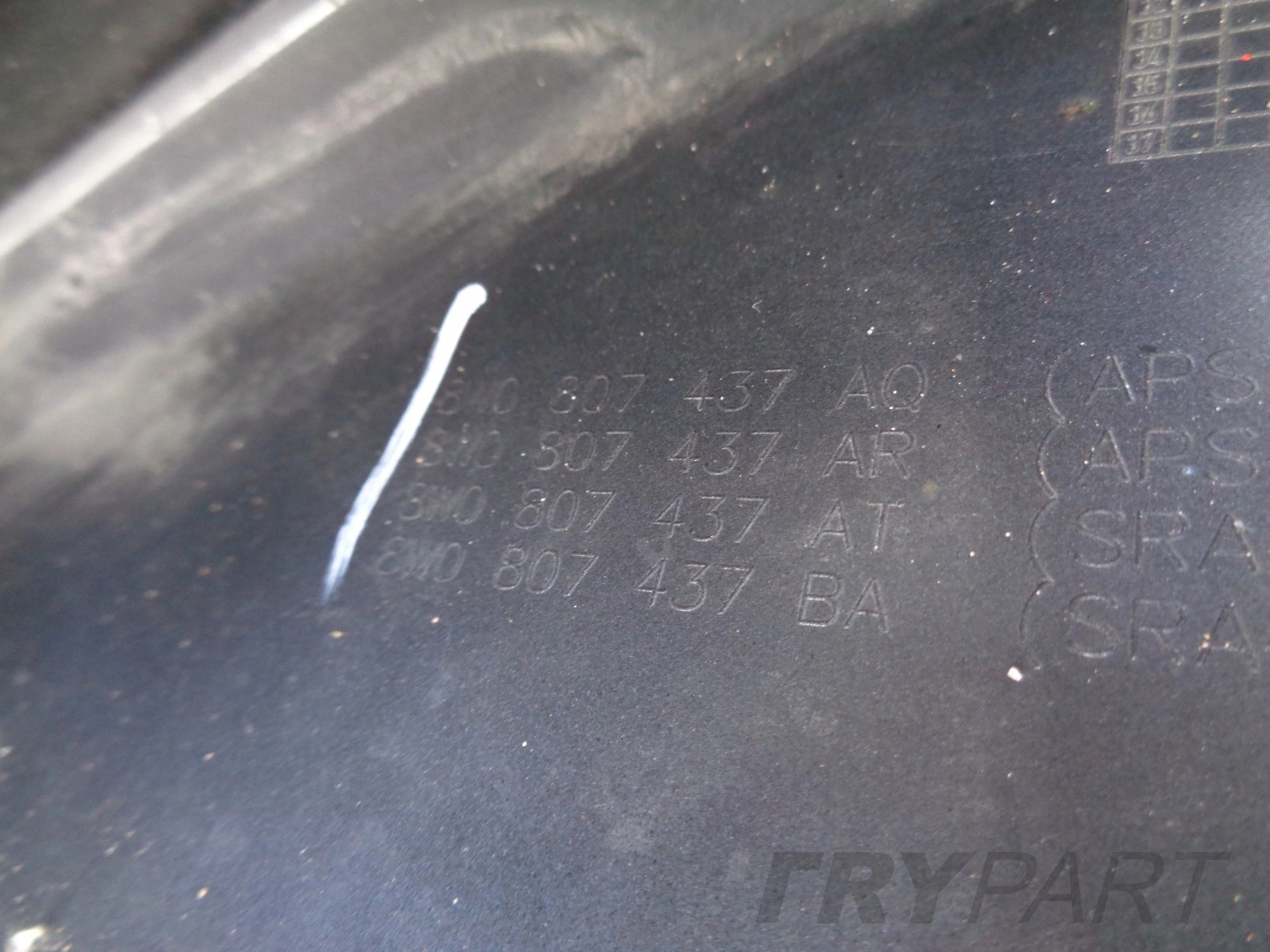 FRONT BUMPER AUDI A4 B9 8W 8W0 19- FACELIFT S-LINE NO. 51193