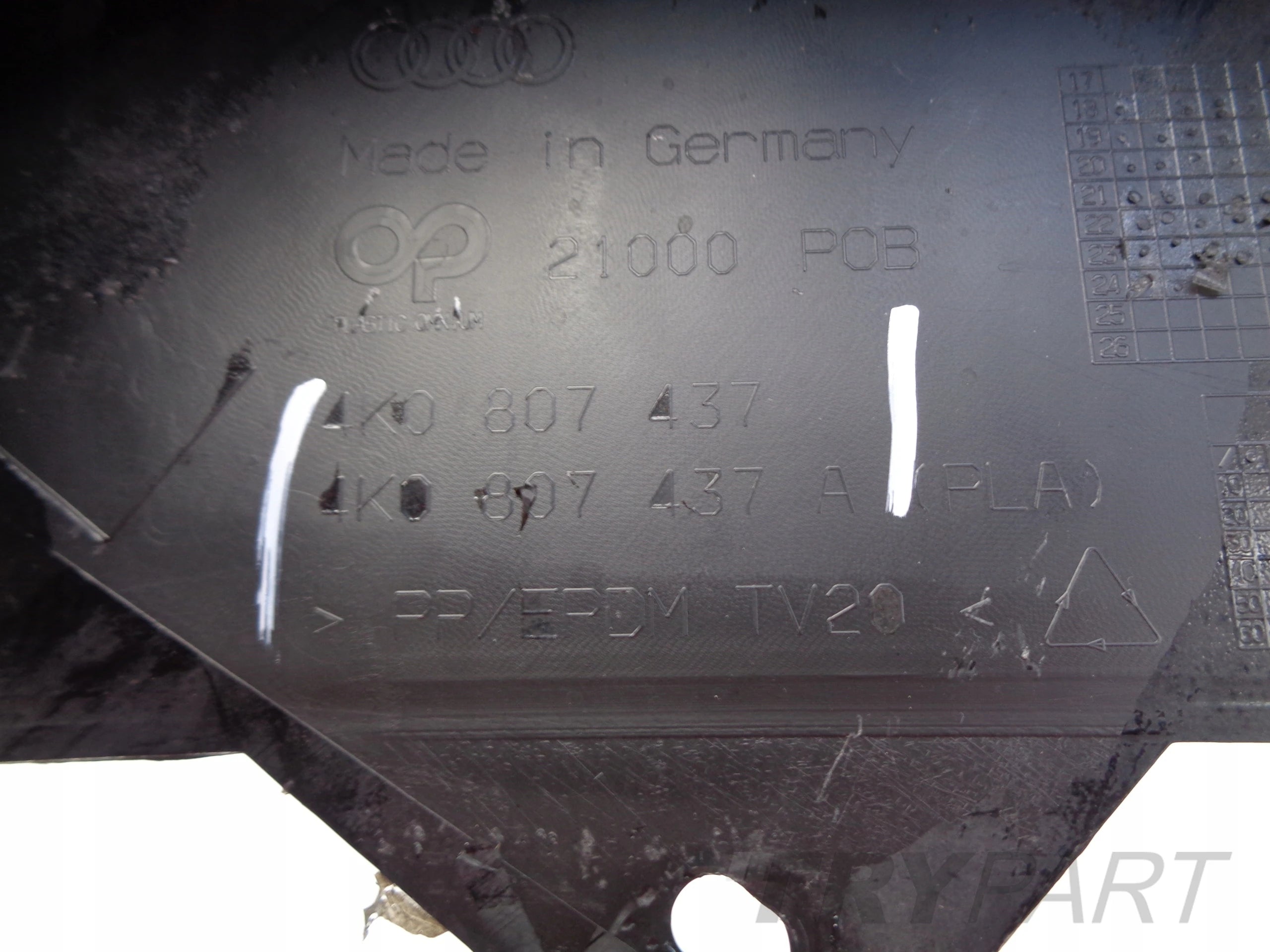 FRONT BUMPER AUDI A6 C8 4K 4K0 18- NO. 48623