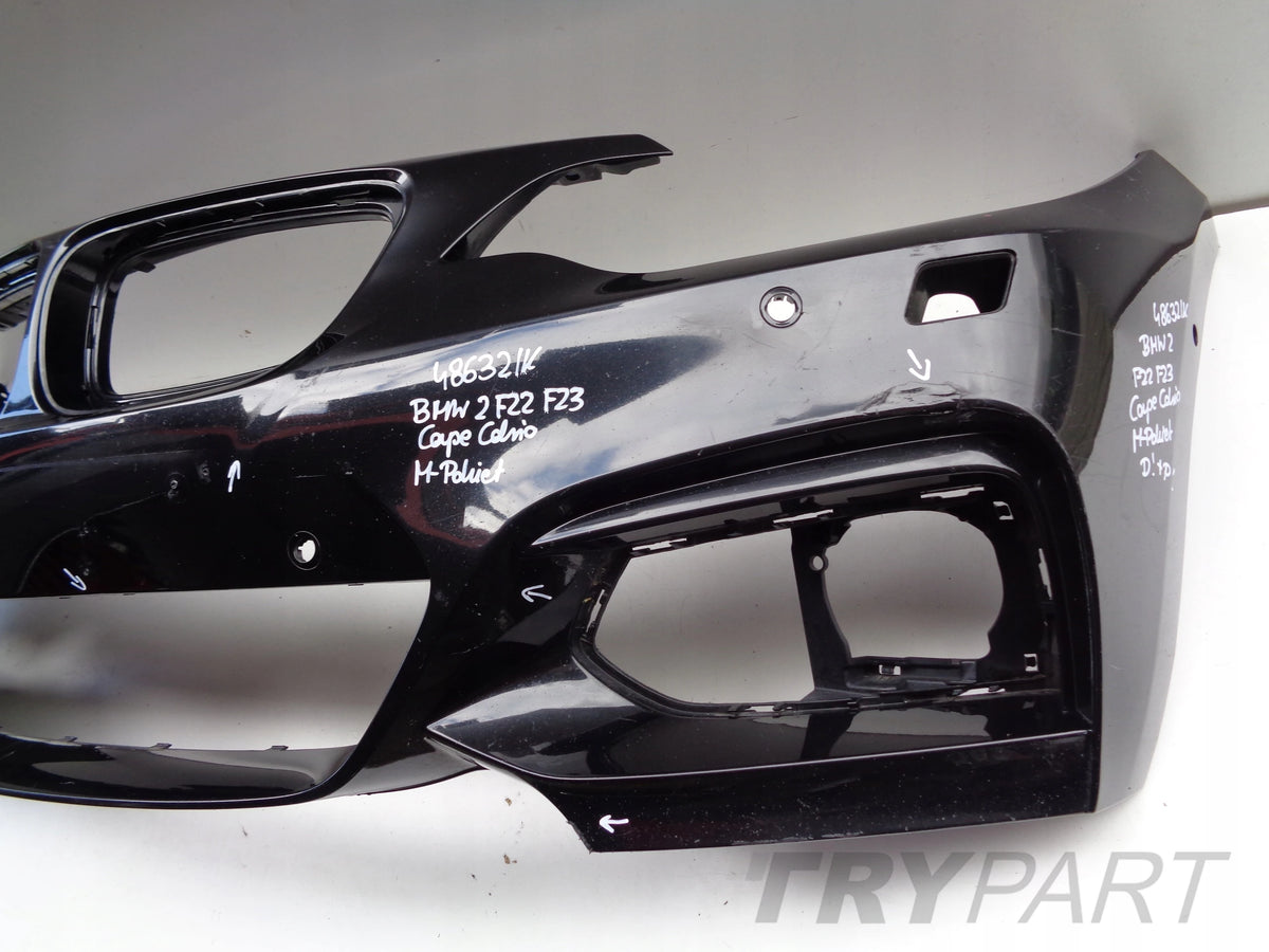 FRONT BUMPER BMW 2 F22 F23 COUPE CONVERTIBLE M-PACKAGE NO. 48632