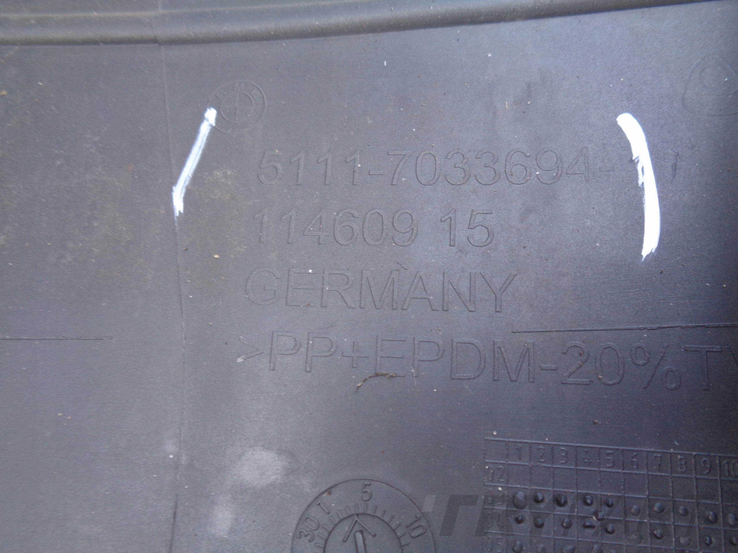 FRONT BUMPER BMW 5 E60 E61 03-06 NO. 42255