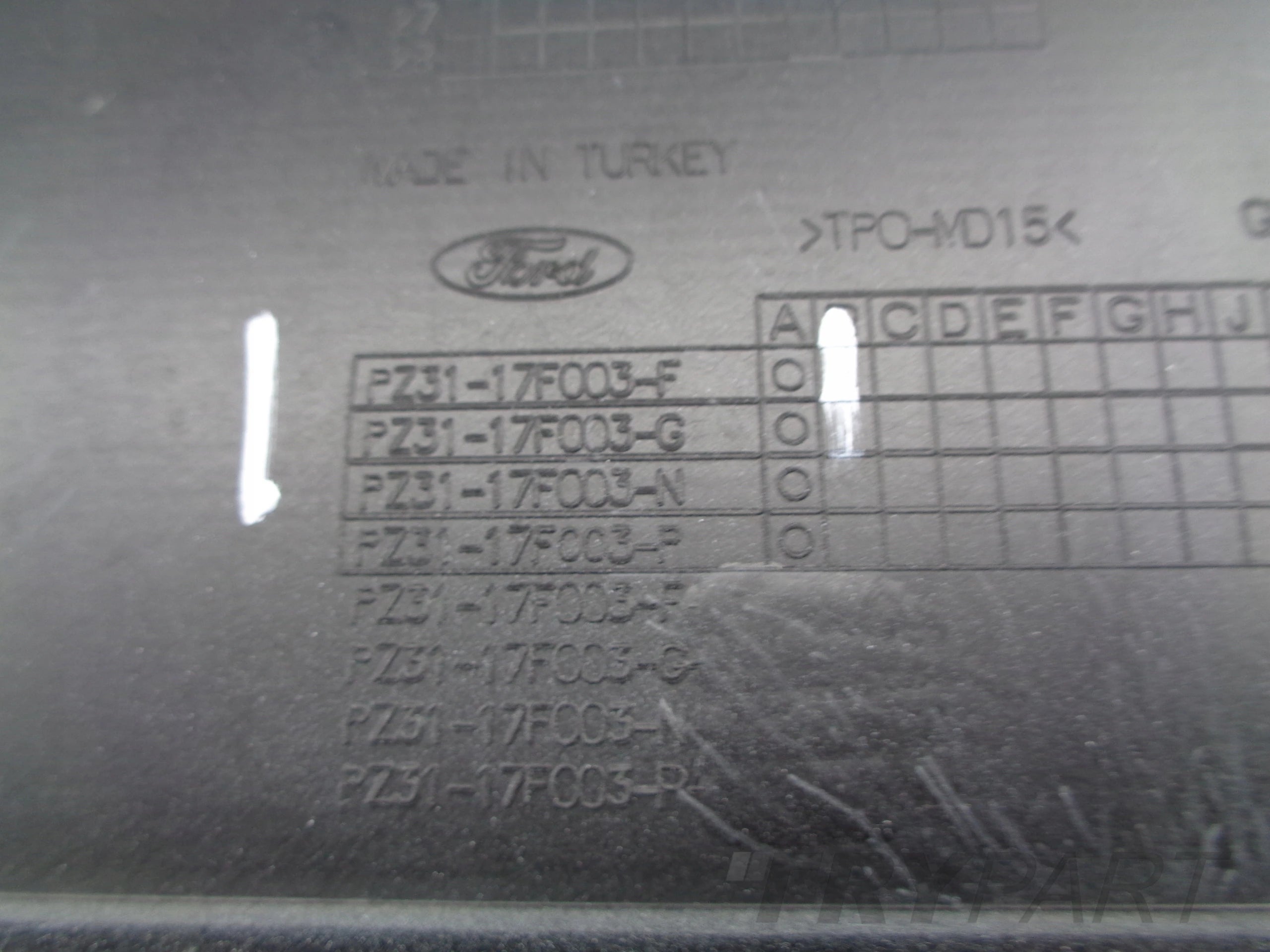 FRONT BUMPER FORD TRANSIT E-CUSTOM ELECTRIC EV II 23- NO. 50358
