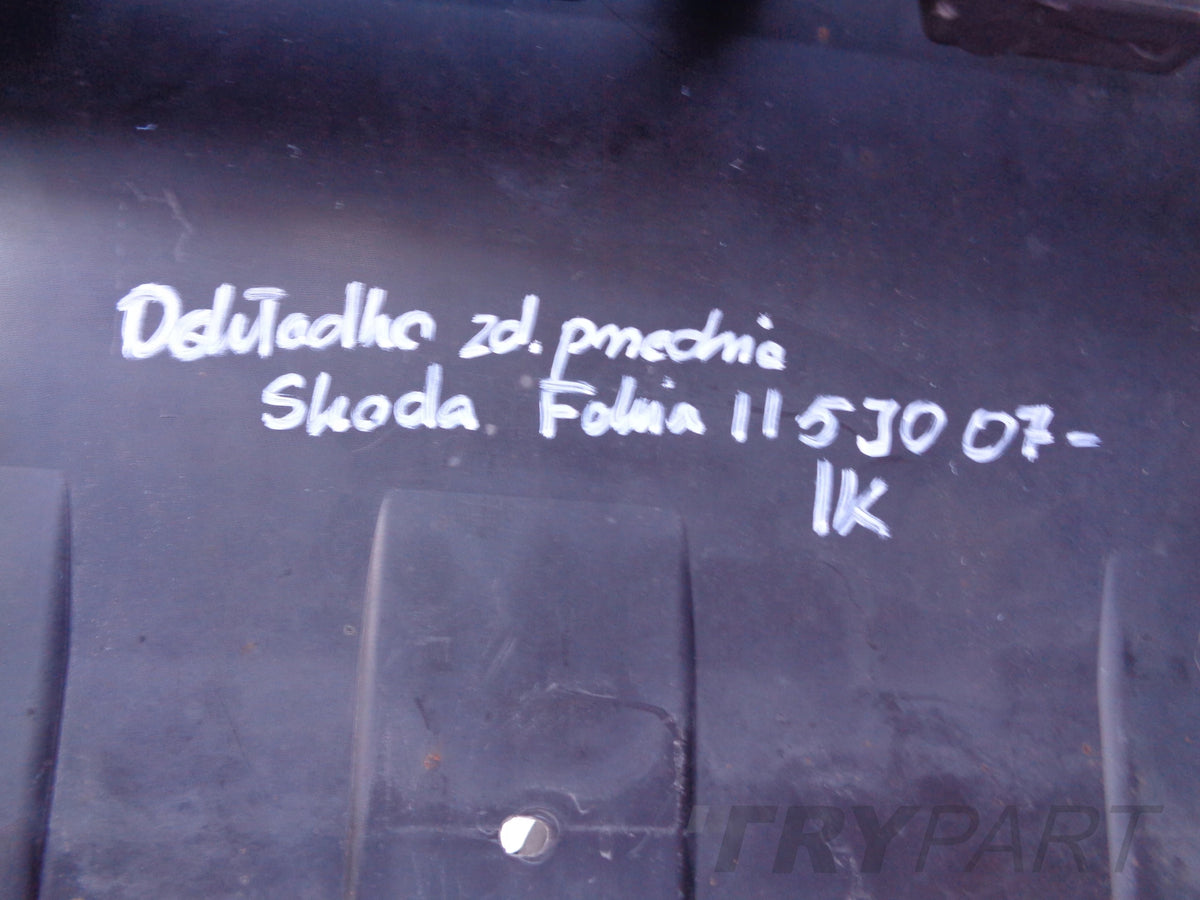 FRONT BUMPER LIP SKODA FABIA II 2 5J 5J0 07-