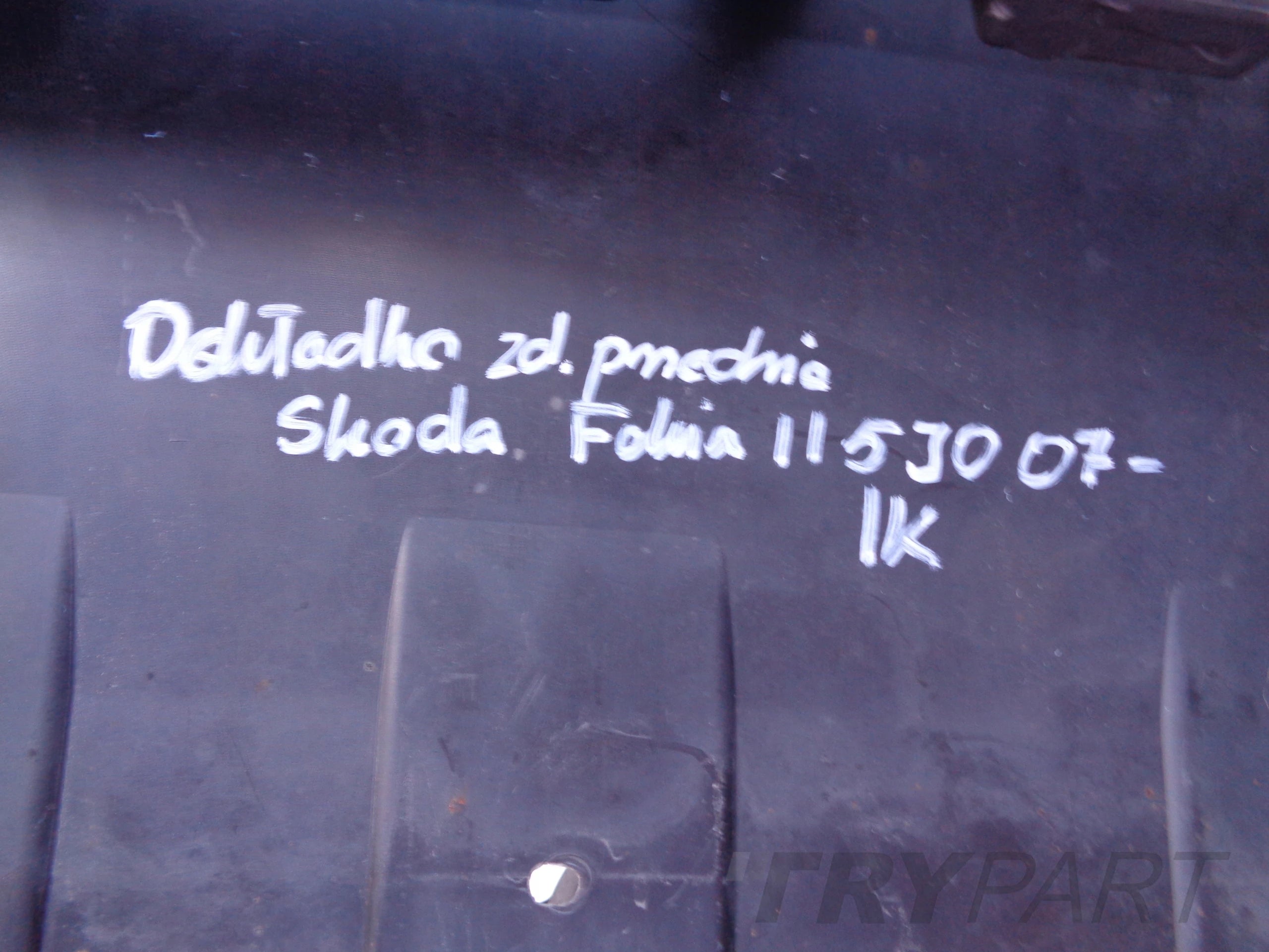 FRONT BUMPER LIP SKODA FABIA II 2 5J 5J0 07-