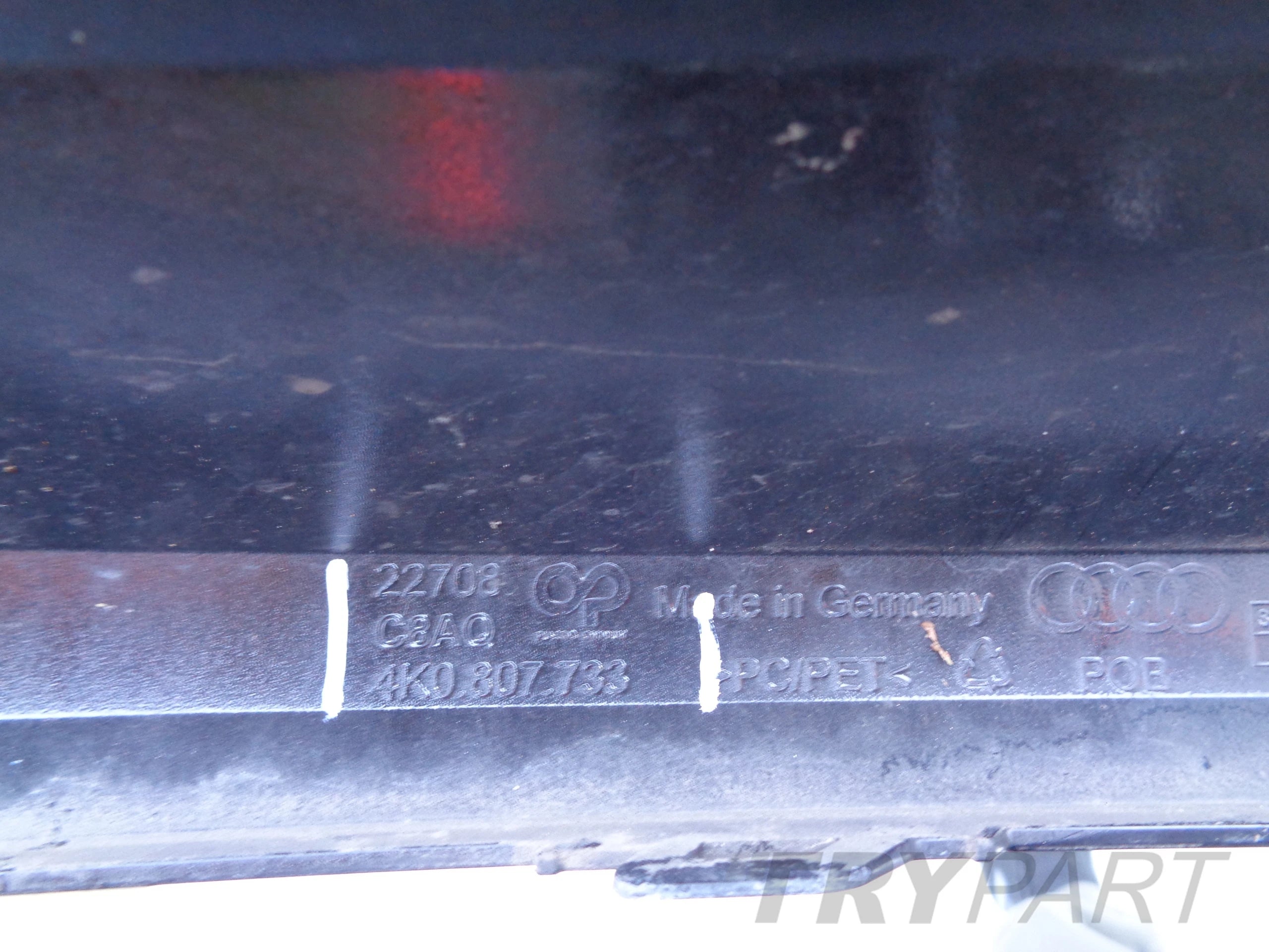 FRONT BUMPER LOWER TRIM SPOILER AUDI A6 C8 4K 4K0 18- ALLROAD