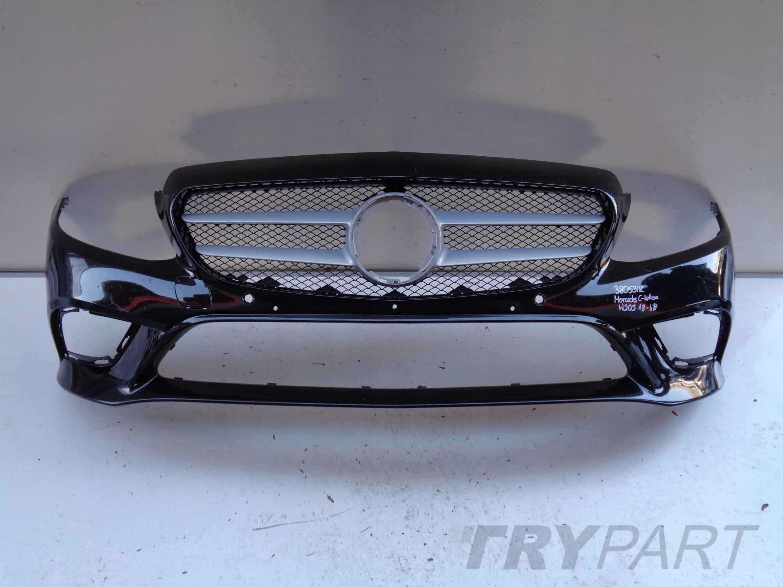 FRONT BUMPER MERCEDES C-CLASS W205 18- FACELIFT NO. 38053