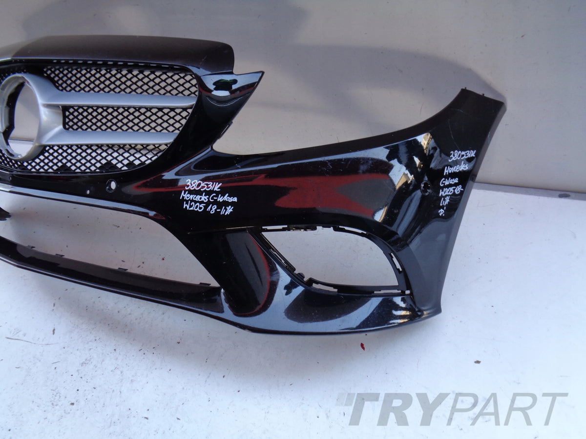 FRONT BUMPER MERCEDES C-CLASS W205 18- FACELIFT NO. 38053