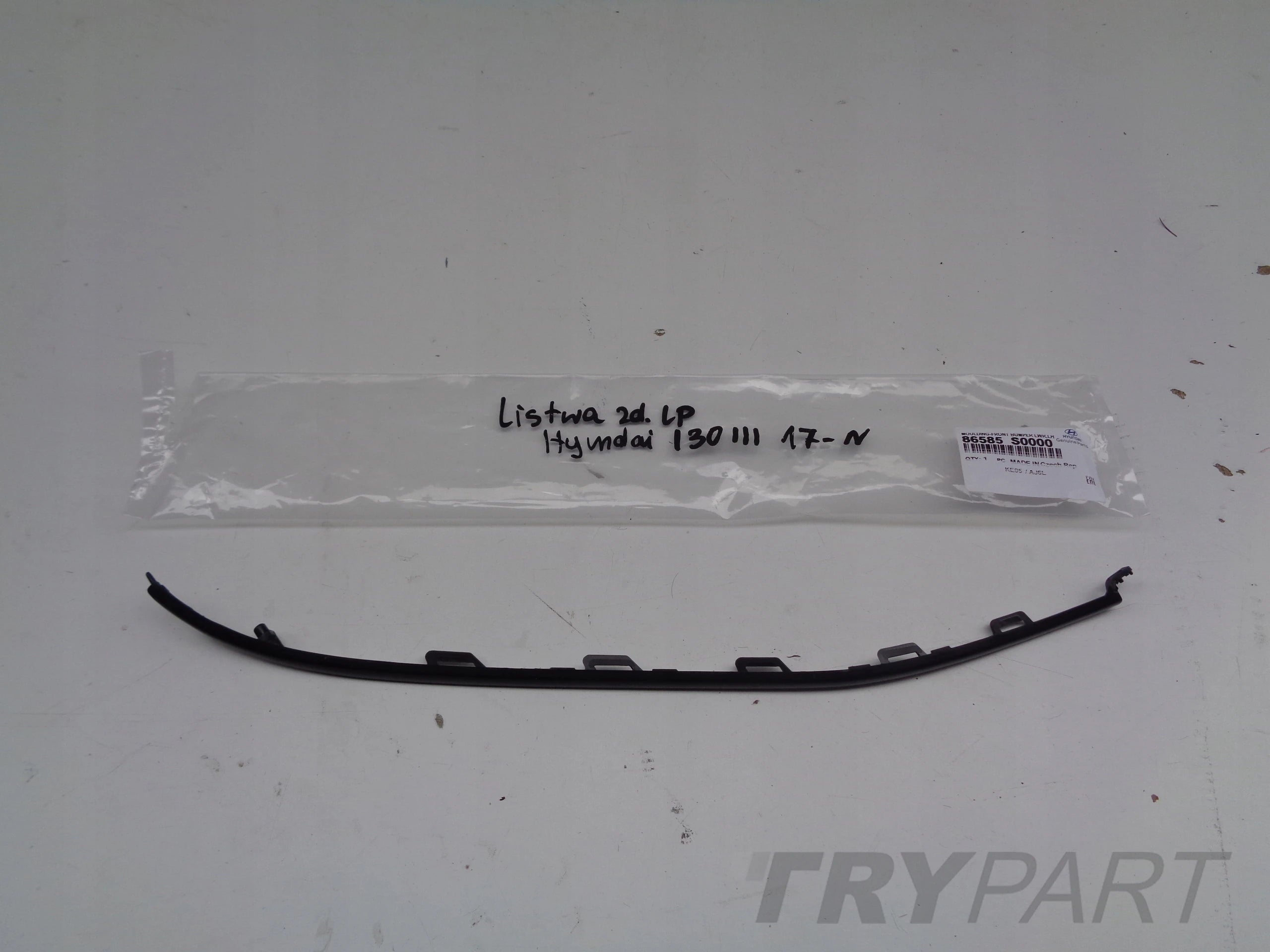 FRONT BUMPER MOLDING LOWER LEFT HYUNDAI I30 N III 17-