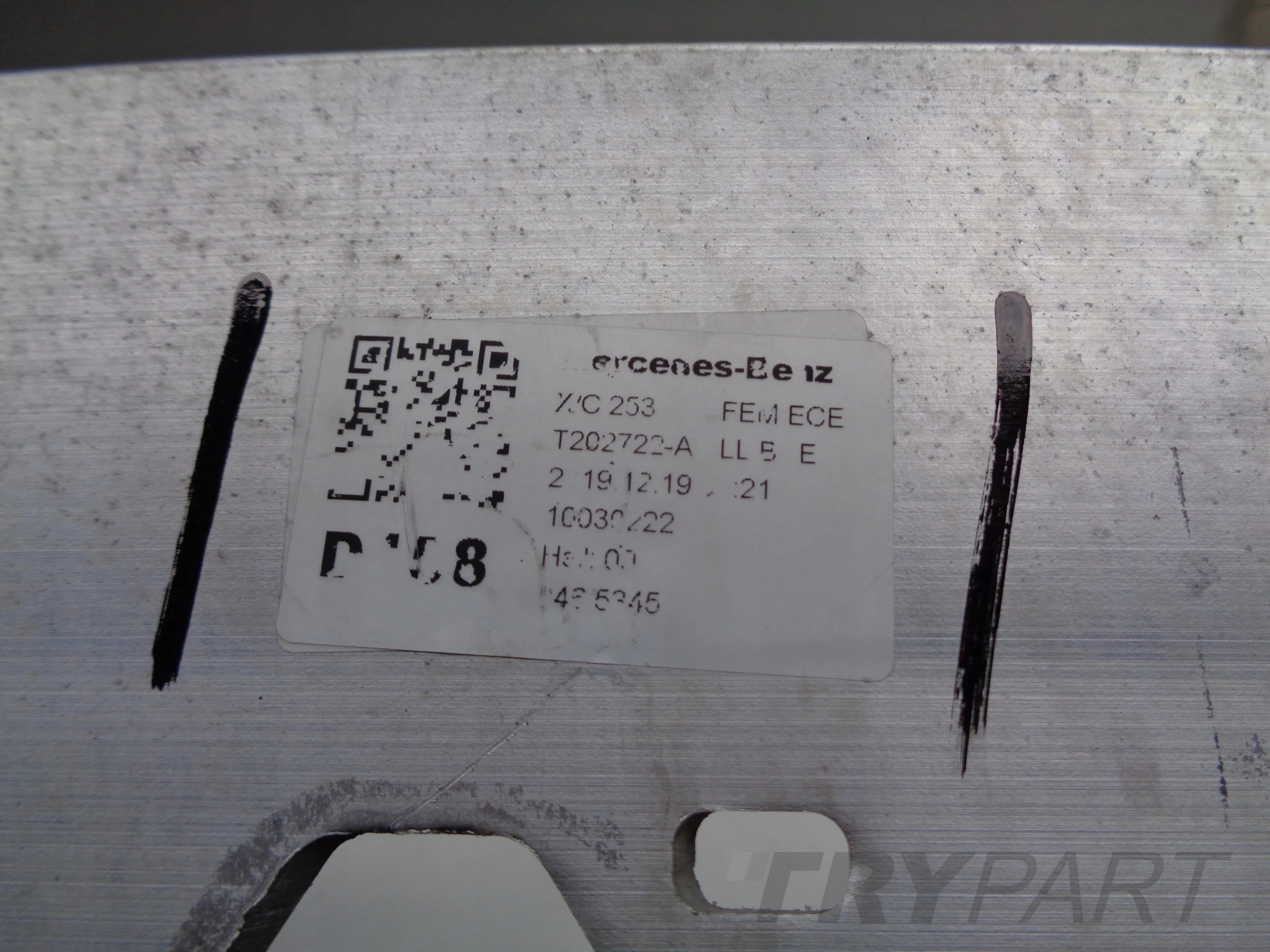 FRONT BUMPER REINFORCEMENT BAR MERCEDES GLC W253 15-