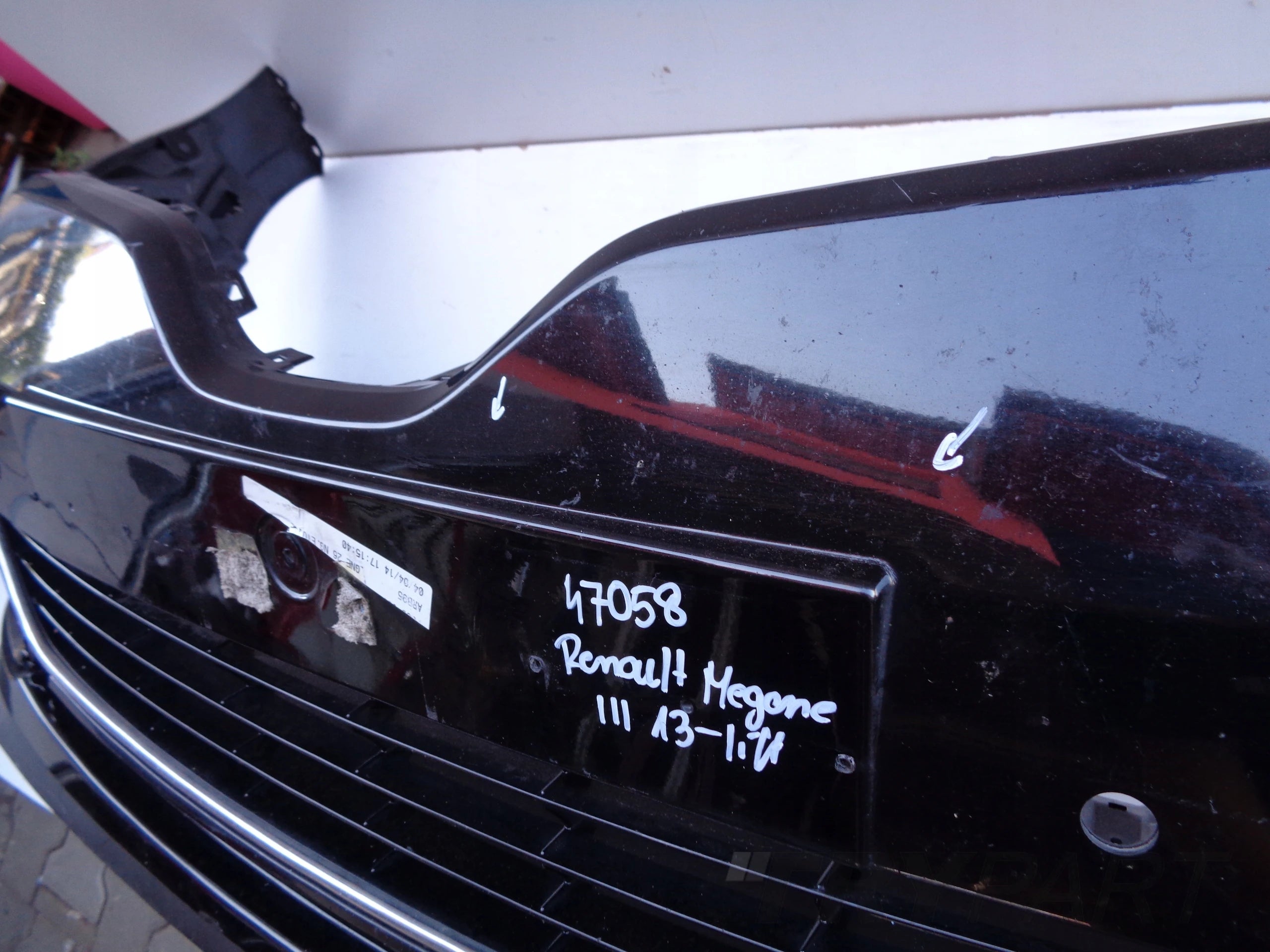 FRONT BUMPER RENAULT MEGANE III 13- FACELIFT NO. 47058