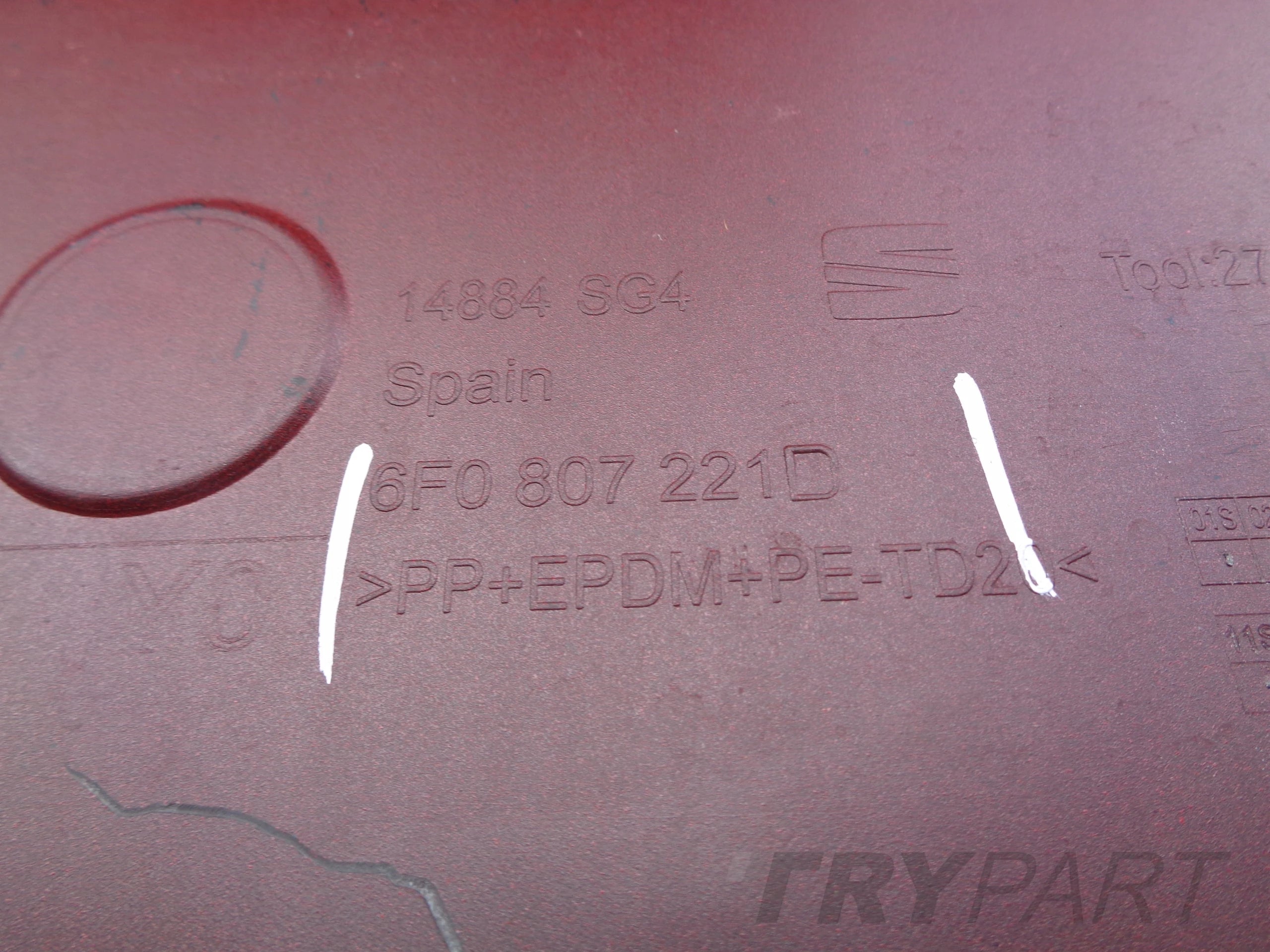 FRONT BUMPER SEAT IBIZA V 6F 6F0 17- NO. 48105