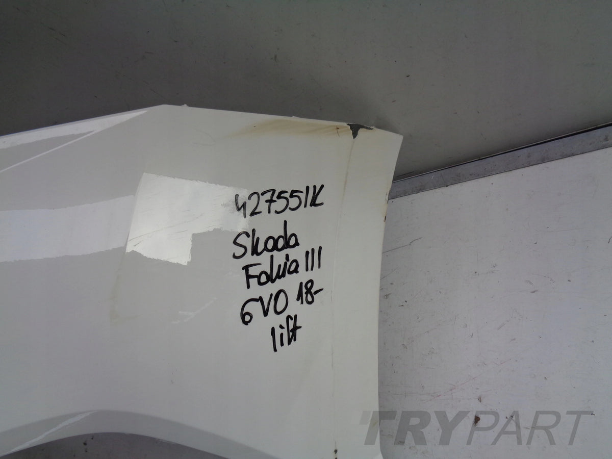 FRONT BUMPER SKODA FABIA III 3 6V 6V0 18- FACELIFT NO. 42755