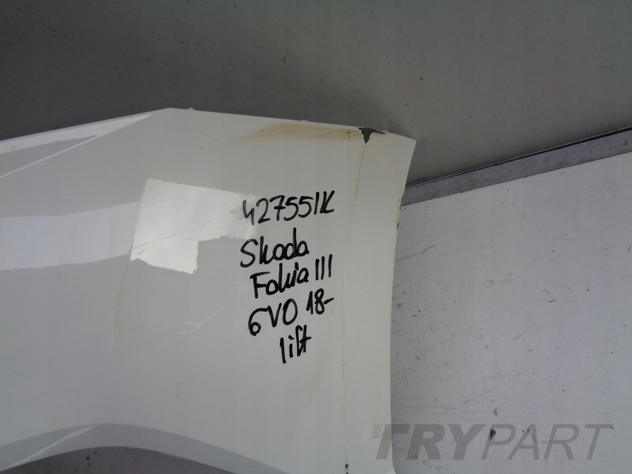 FRONT BUMPER SKODA FABIA III 3 6V 6V0 18- FACELIFT NO. 42755