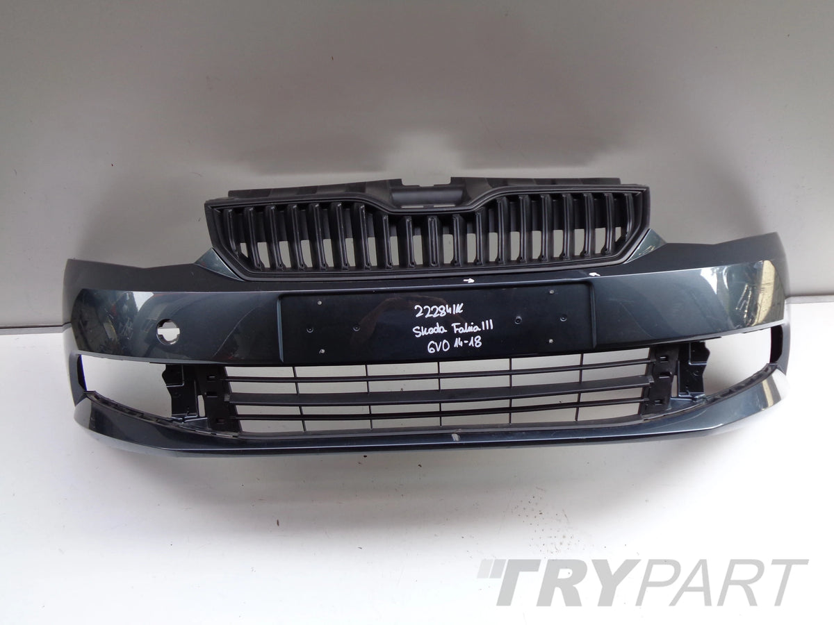 FRONT BUMPER SKODA FABIA III 6V 6V0 14-17 22284