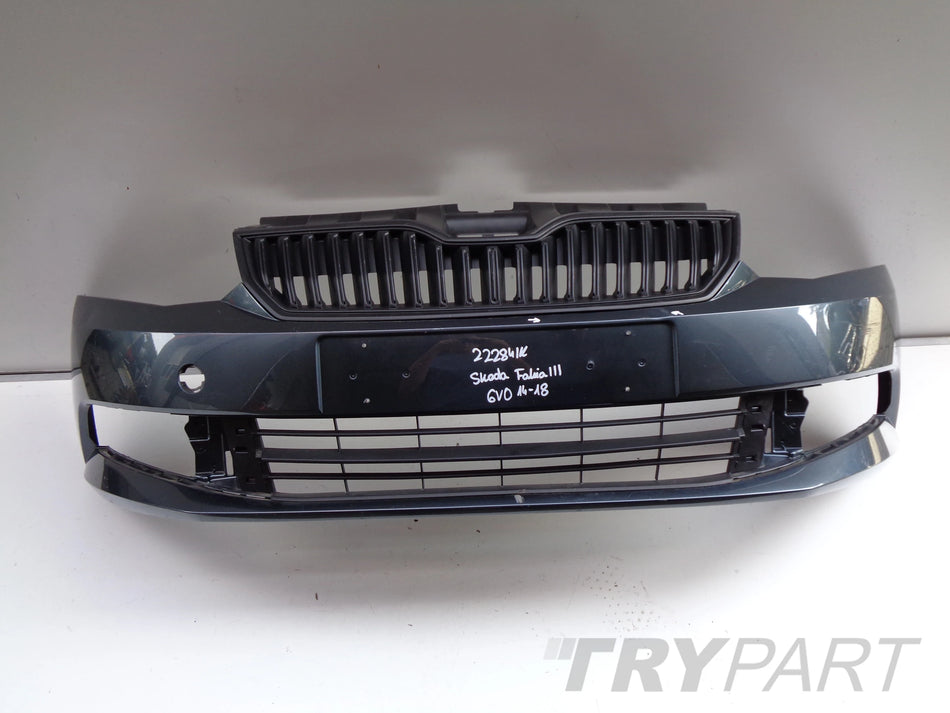 FRONT BUMPER SKODA FABIA III 6V 6V0 14-17 22284