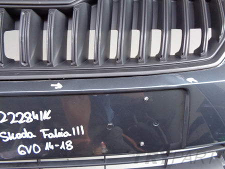 FRONT BUMPER SKODA FABIA III 6V 6V0 14-17 22284