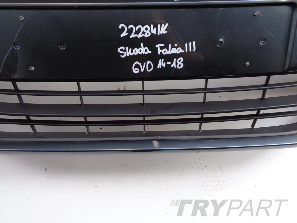 FRONT BUMPER SKODA FABIA III 6V 6V0 14-17 22284