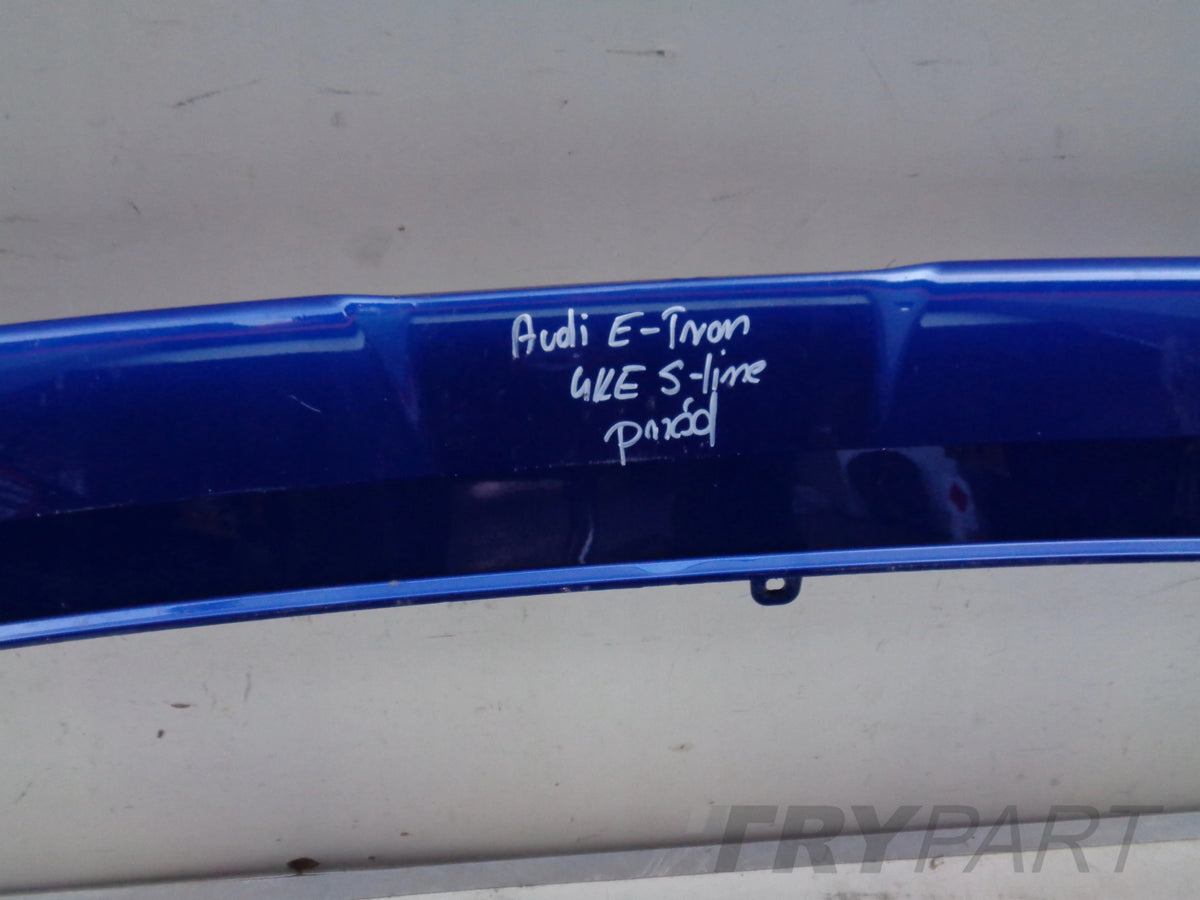 FRONT BUMPER SPLITTER SPOILER AUDI E-TRON 4KE S-LINE