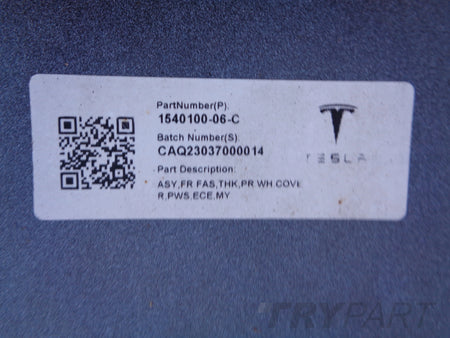 FRONT BUMPER TESLA MODEL Y NO. 43242