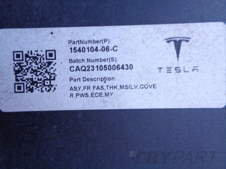 FRONT BUMPER TESLA MODEL Y NO. 45445