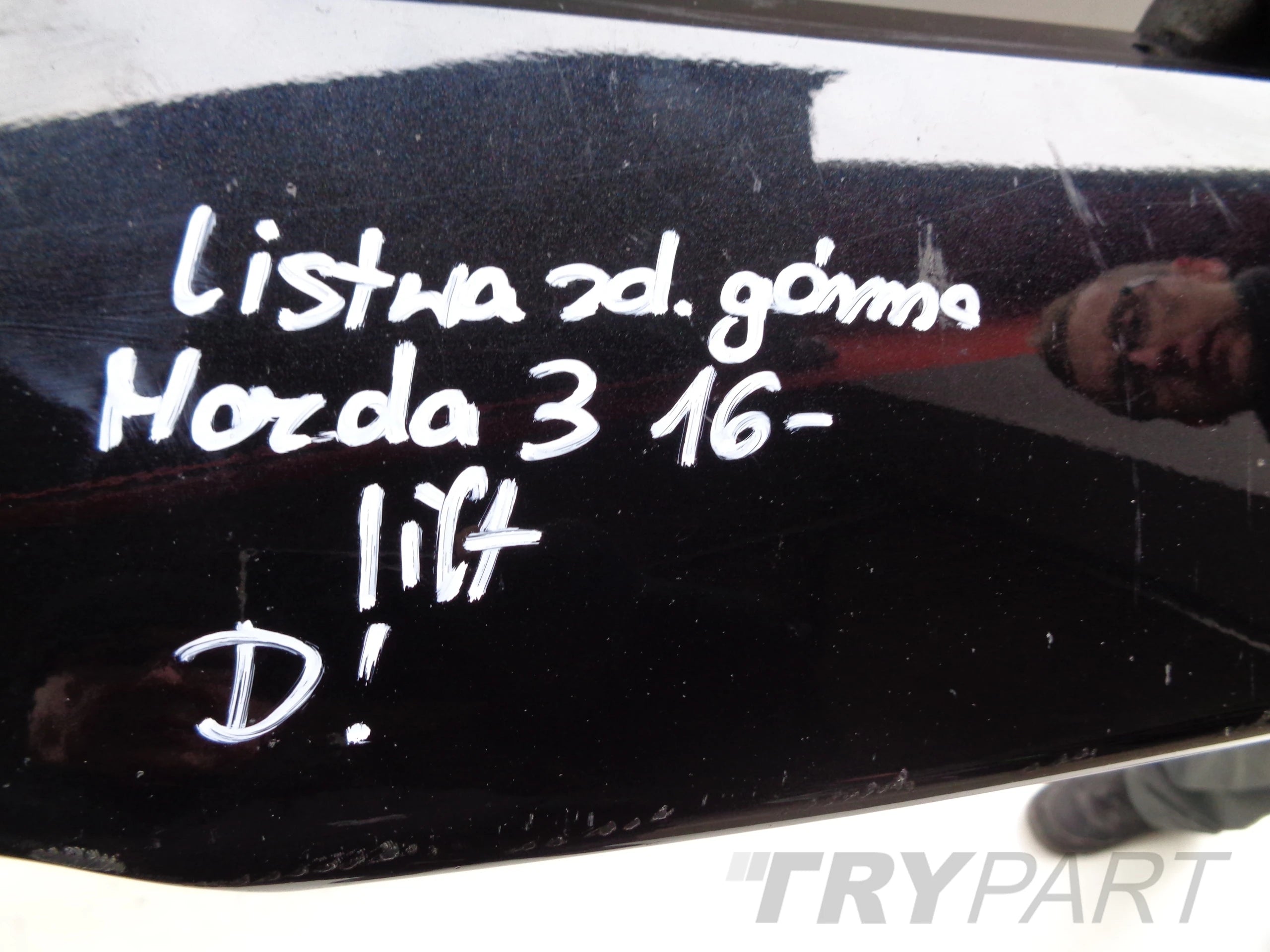 FRONT BUMPER UPPER TRIM GRILLE MAZDA 3 16- FACELIFT