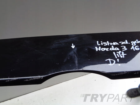 FRONT BUMPER UPPER TRIM GRILLE MAZDA 3 16- FACELIFT