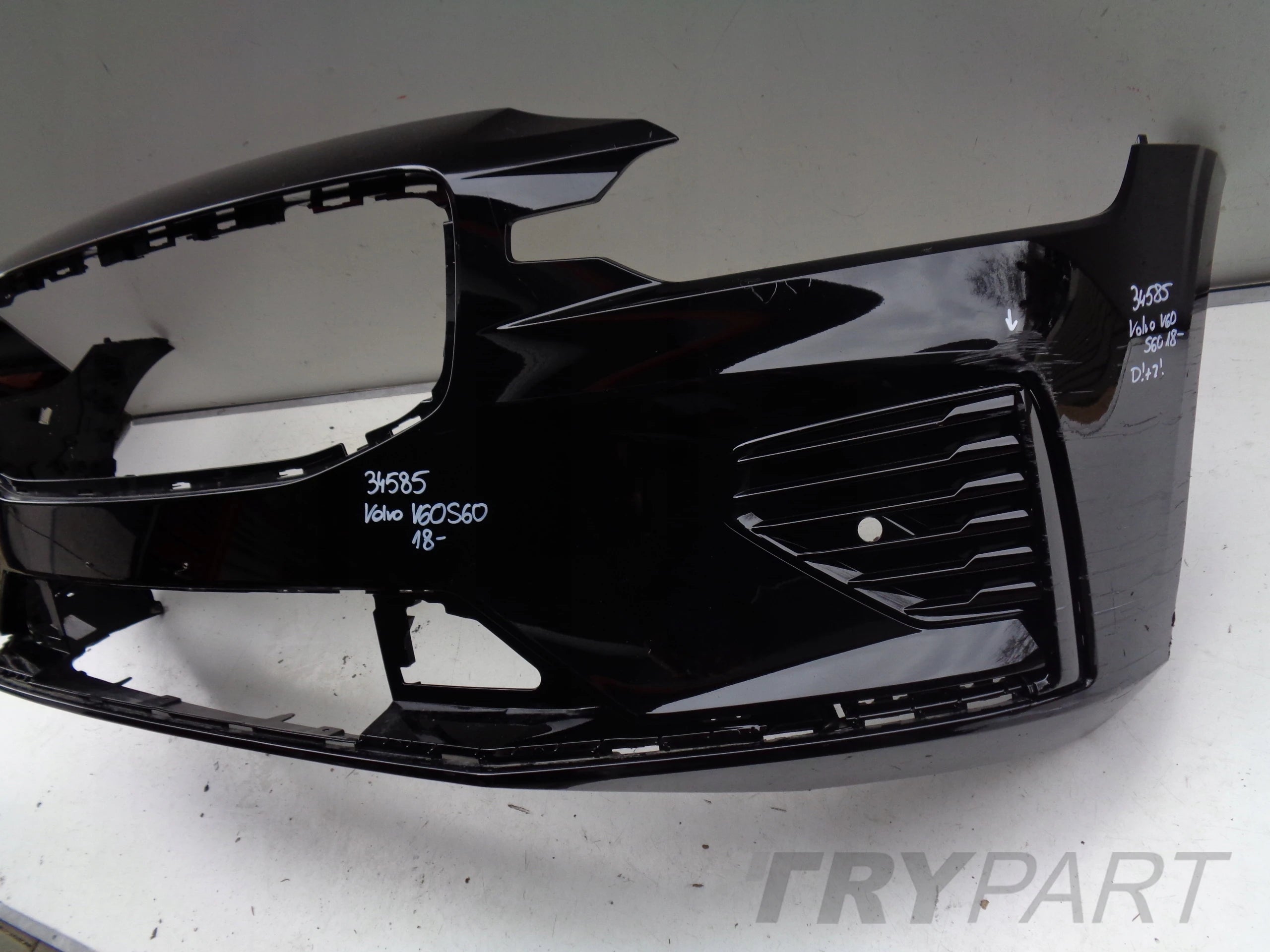 FRONT BUMPER VOLVO V60 S60 18- R-DESIGN 34585