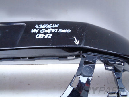 FRONT BUMPER VW GOLF VI 6 5K 5K0 08-12 WITHOUT HOLES NO. 49606
