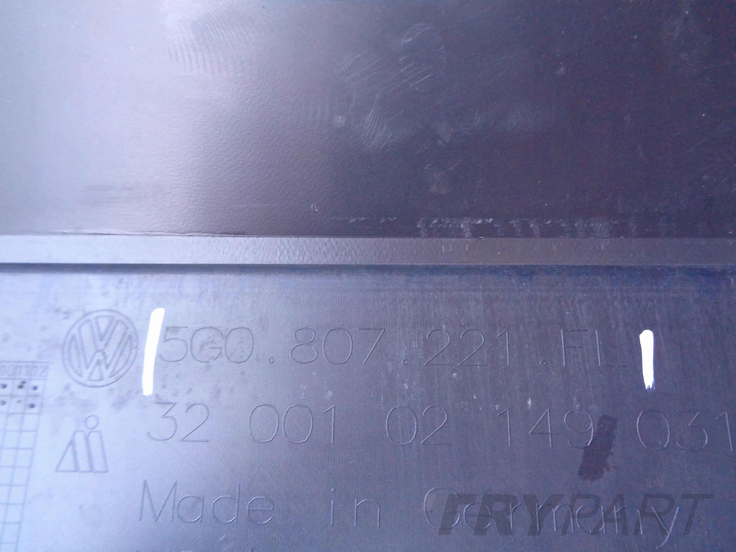 FRONT BUMPER VW GOLF VII 7 5G 17- FACELIFT NO. 24495