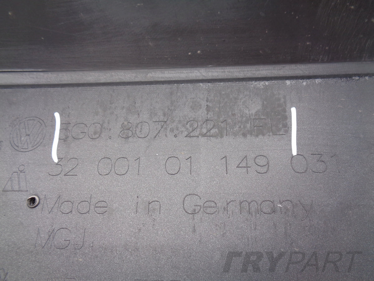 FRONT BUMPER VW GOLF VII 7 5G 5G0 17- FACELIFT NO. 40722