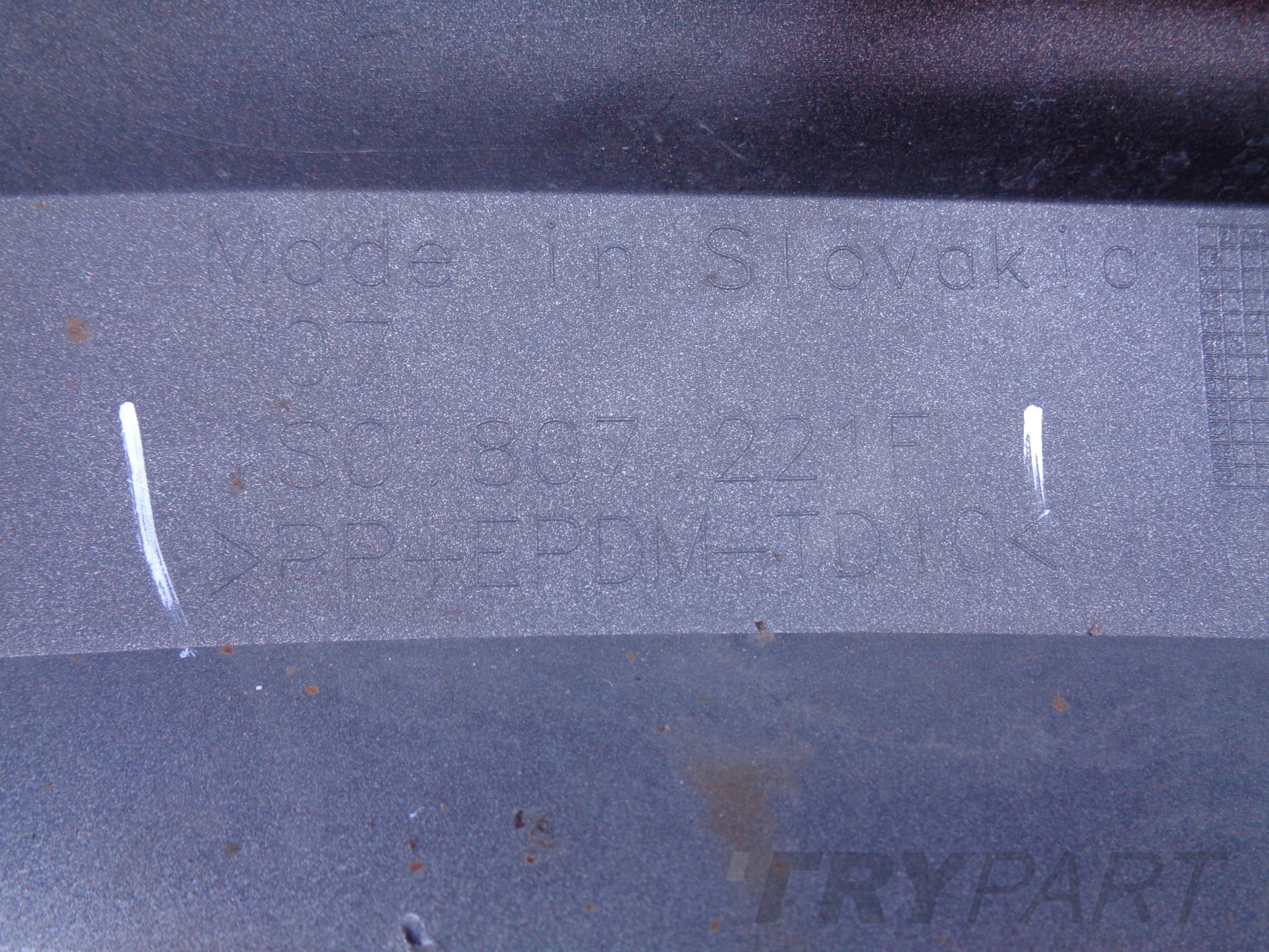FRONT BUMPER VW UP 1S 1S0 16- FACELIFT NO. 45853