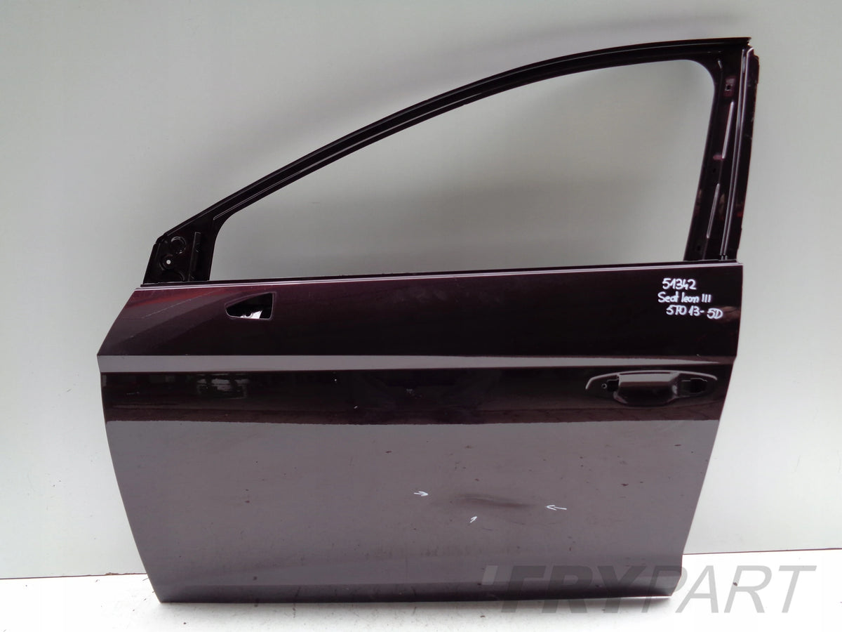 FRONT LEFT DOOR SEAT LEON III 3 5F 5F0 13- 5D NR 51342