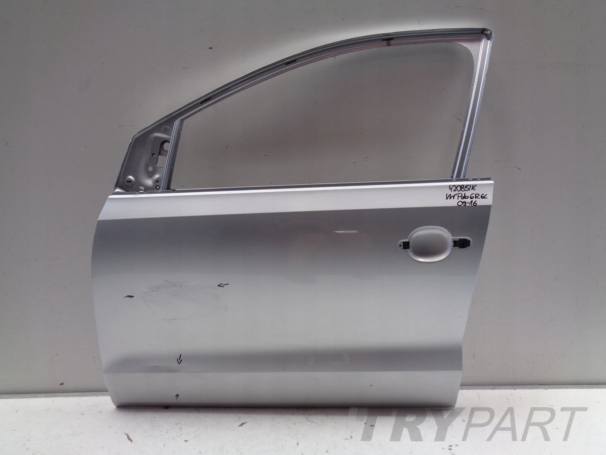 FRONT LEFT DOOR VW POLO 6R 6R0 6C 6C0 09-16 NO. 42085