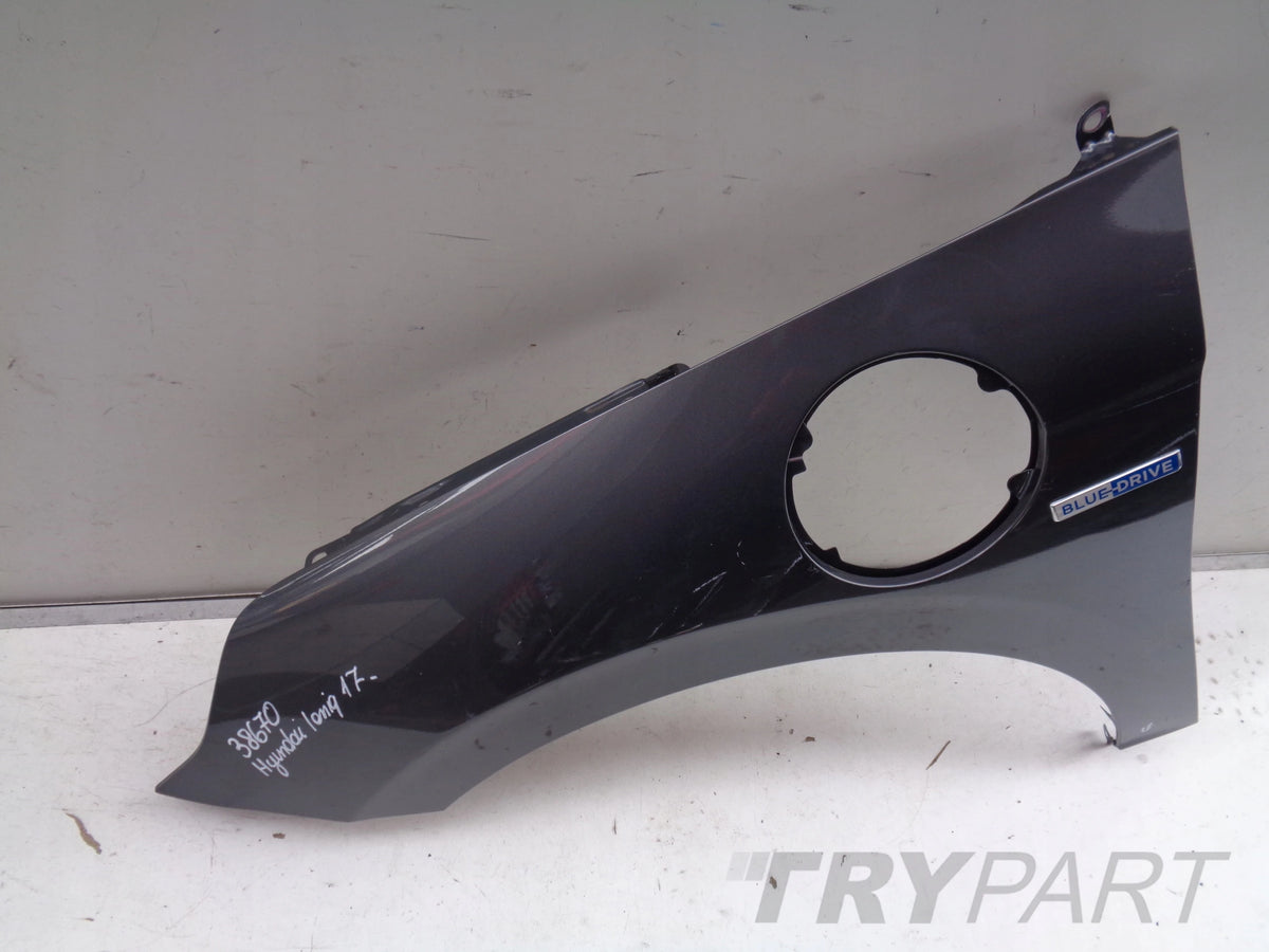 FRONT LEFT FENDER HYUNDAI IONIQ 17- PLUG IN NO. 38670