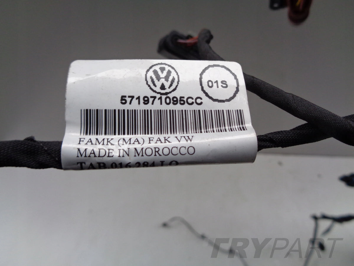 FRONT PARKING SENSOR PDC BUMPER WIRING HARNESS VW TIGUAN III 571 23-
