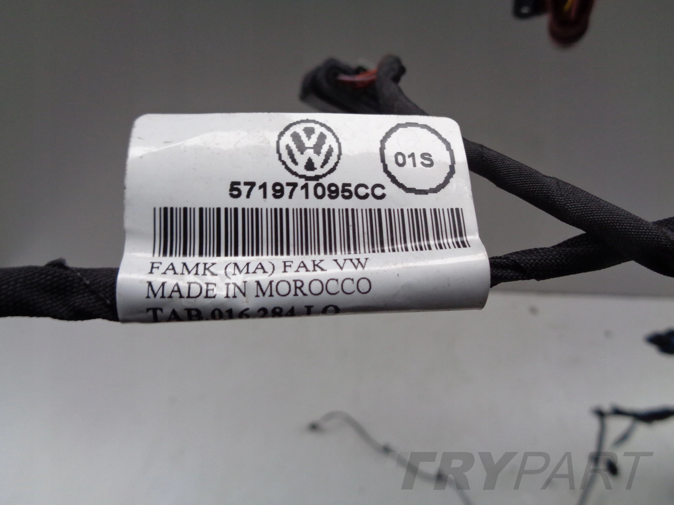 FRONT PARKING SENSOR PDC BUMPER WIRING HARNESS VW TIGUAN III 571 23-