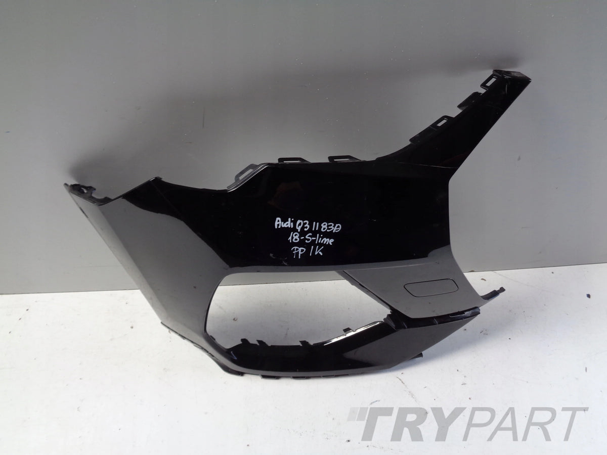 FRONT RIGHT BUMPER CORNER FOR AUDI Q3 II 83A 18- S-LINE