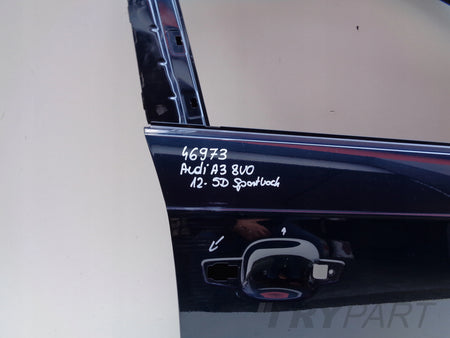 FRONT RIGHT DOOR AUDI A3 8V 8V0 12- 5D NO. 46973