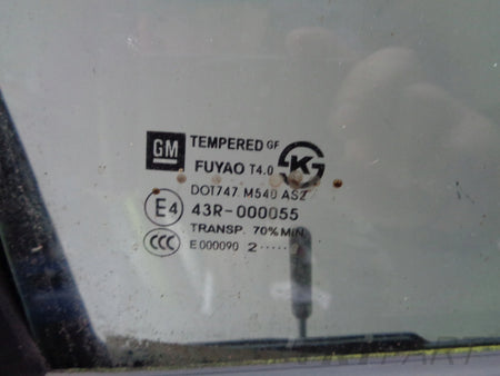 FRONT RIGHT DOOR CHEVROLET CRUZE 09-16 27267