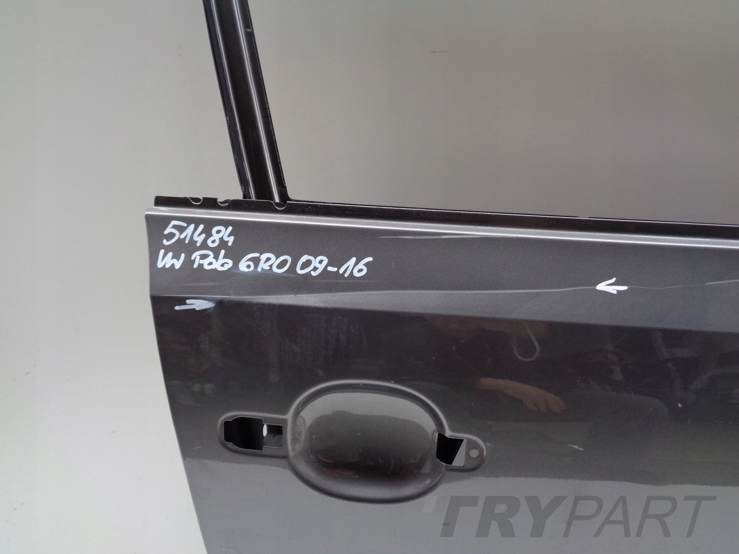 FRONT RIGHT DOOR VW POLO 6R 6R0 6C 6C0 09-16 NR 51484