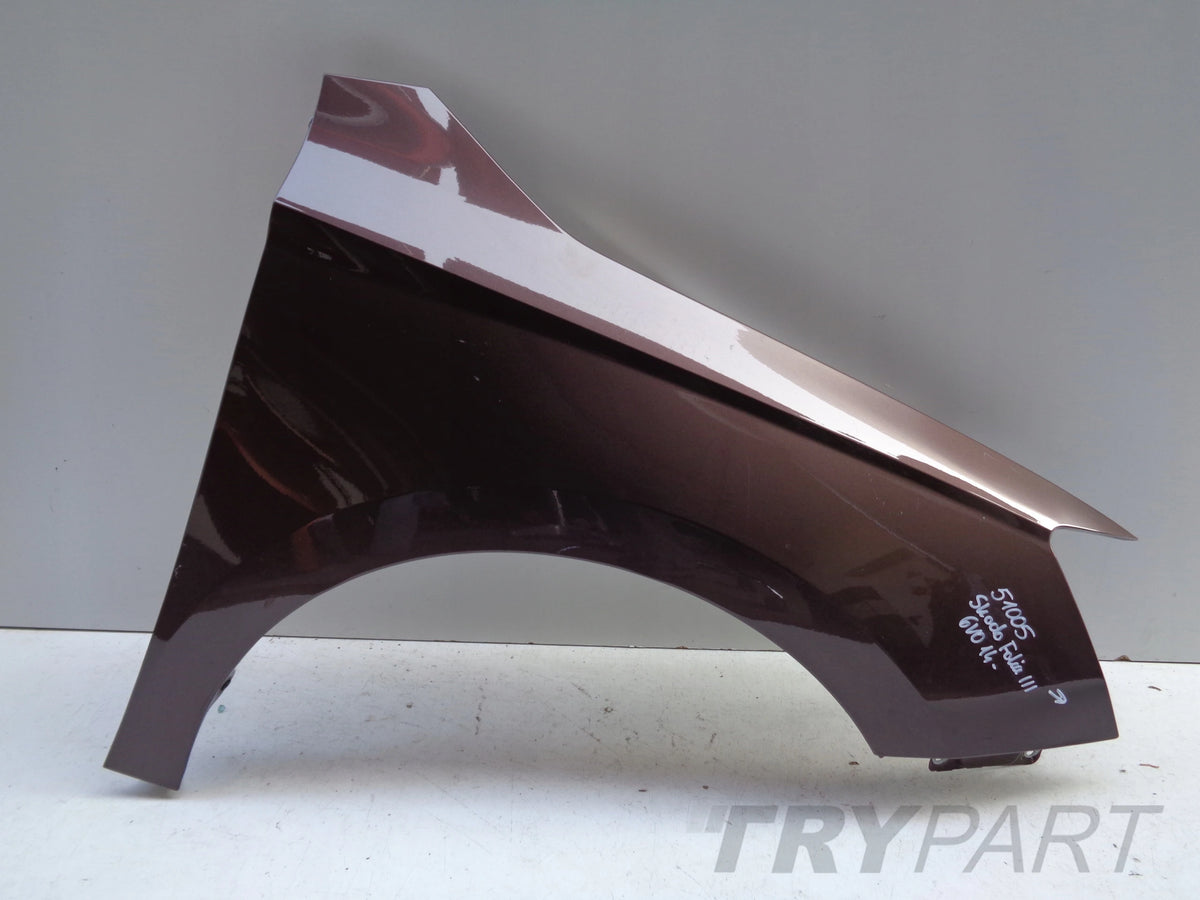 FRONT RIGHT FENDER SKODA FABIA III 3 6V 6V0 14- NO. 51005