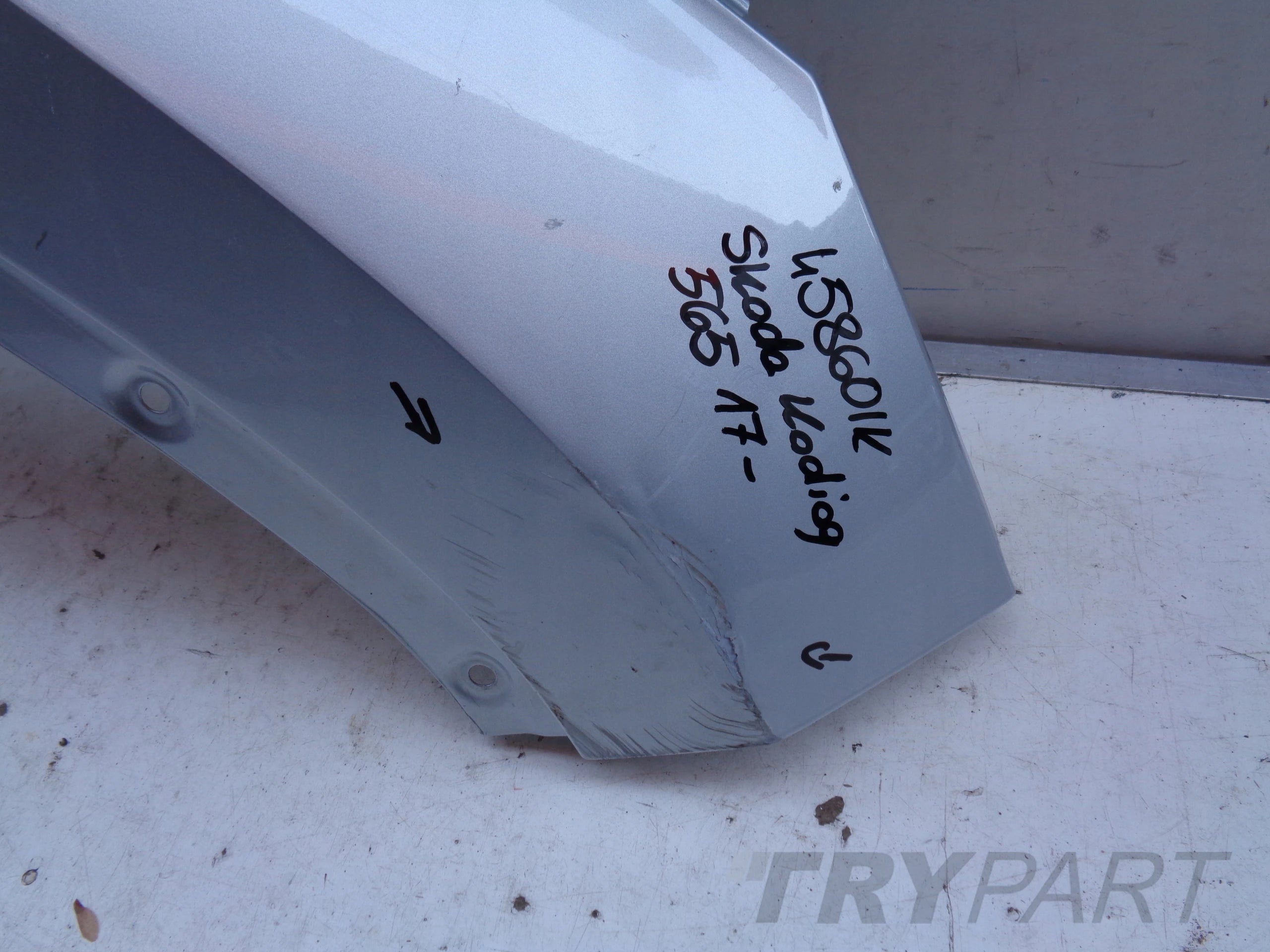 FRONT RIGHT FENDER SKODA KODIAQ 565 17- NO. 45860
